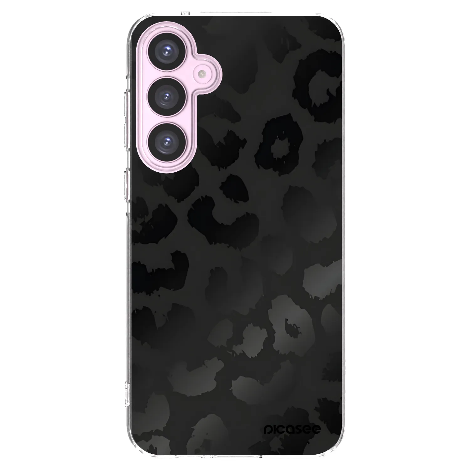 Picasee átlátszó szilikon tok az alábbi mobiltelefonokra Samsung Galaxy A55 5G A556B - Midnight Leopard