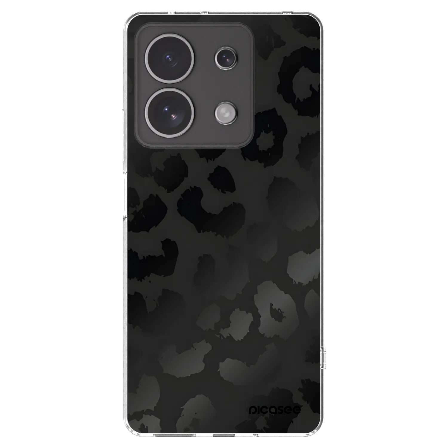 Picasee átlátszó szilikon tok az alábbi mobiltelefonokra Xiaomi Redmi Note 13 4G - Midnight Leopard