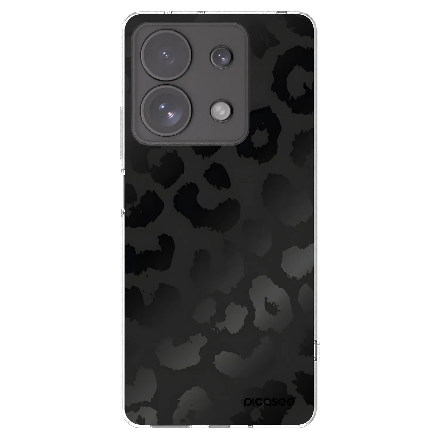 Picasee átlátszó szilikon tok az alábbi mobiltelefonokra Xiaomi Redmi Note 13 Pro 4G - Midnight Leopard