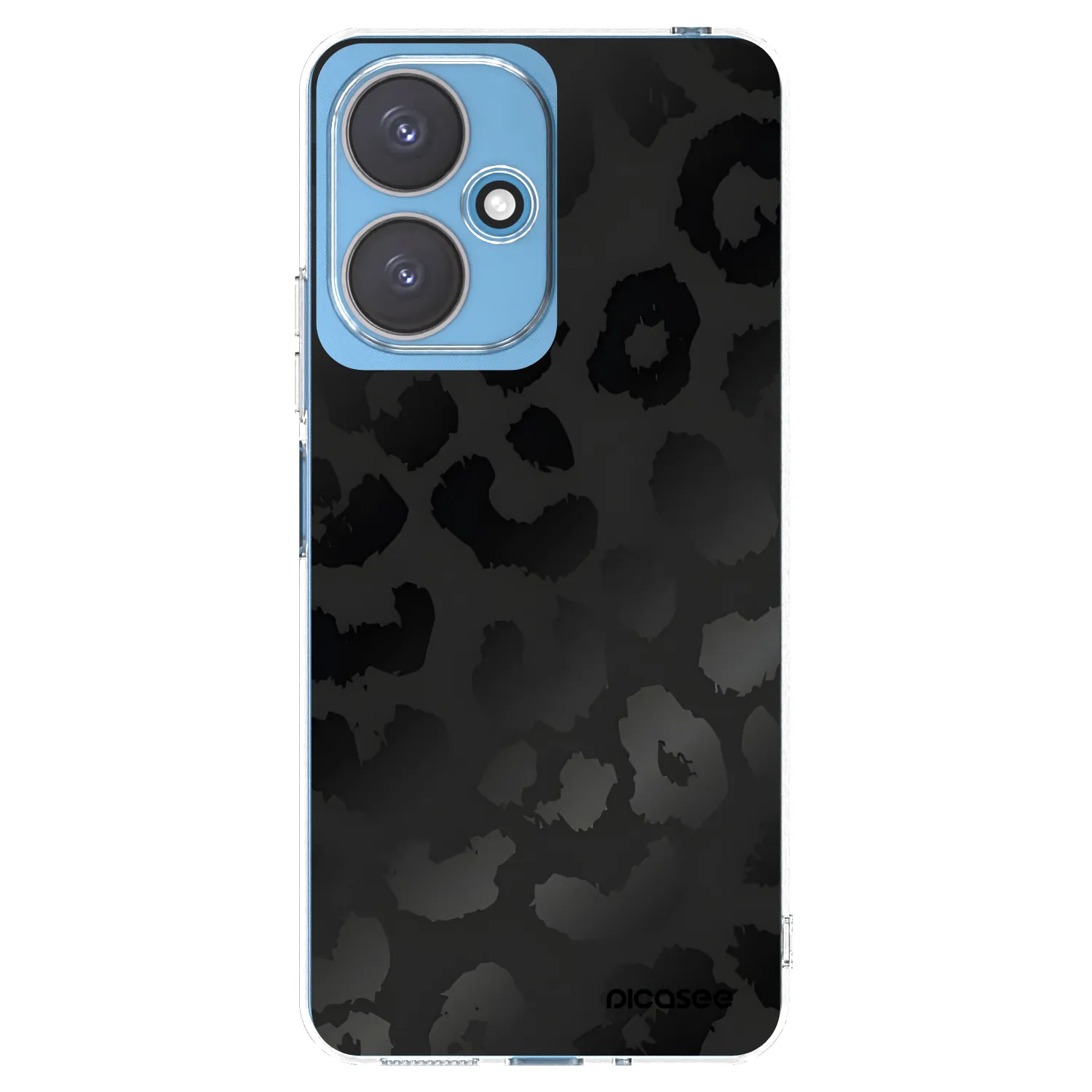 Picasee átlátszó szilikon tok az alábbi mobiltelefonokra Xiaomi Redmi 13C 5G - Midnight Leopard