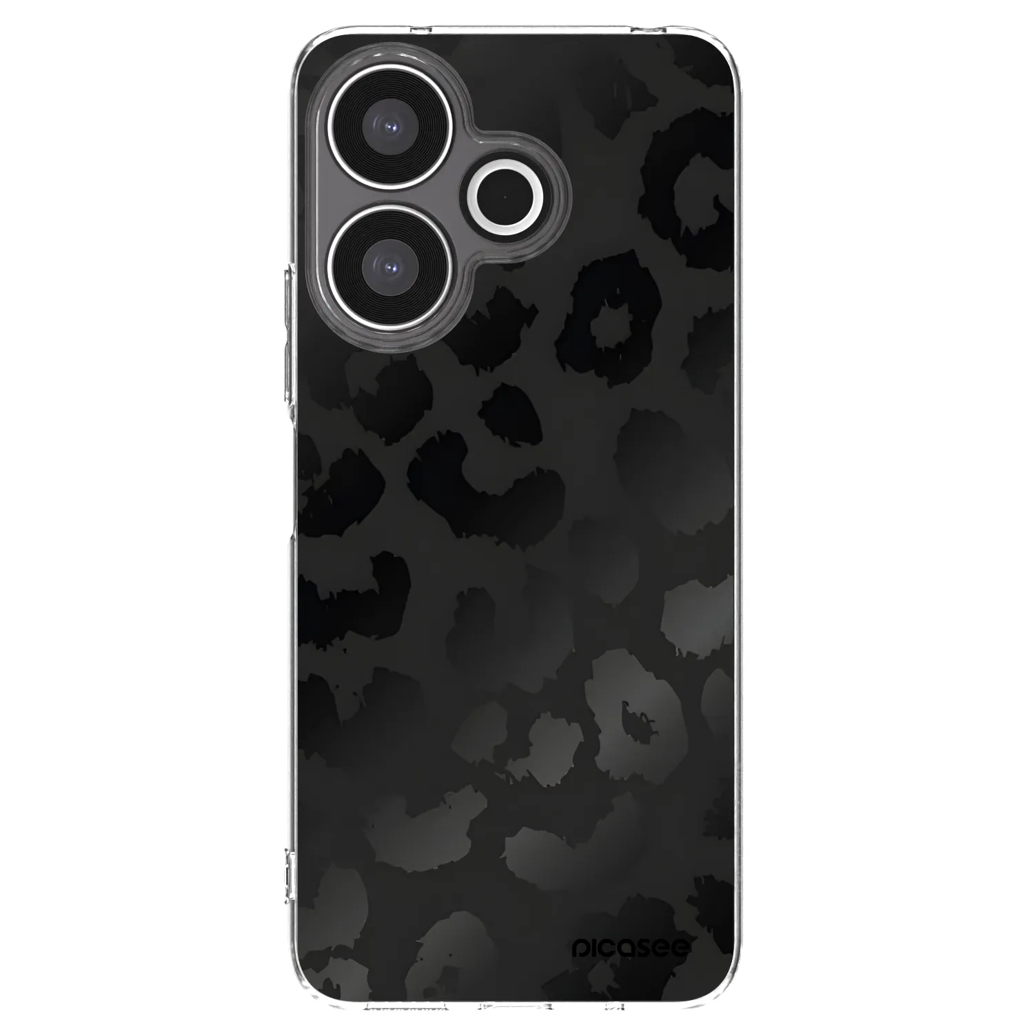 Picasee átlátszó szilikon tok az alábbi mobiltelefonokra Xiaomi Redmi 13 4G - Midnight Leopard
