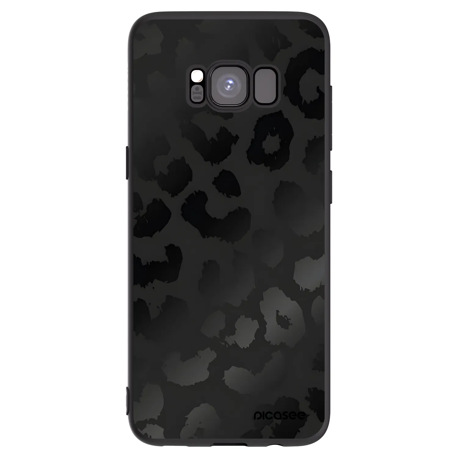Picasee fekete szilikon tok az alábbi mobiltelefonokra Samsung Galaxy S8 G950F - Midnight Leopard