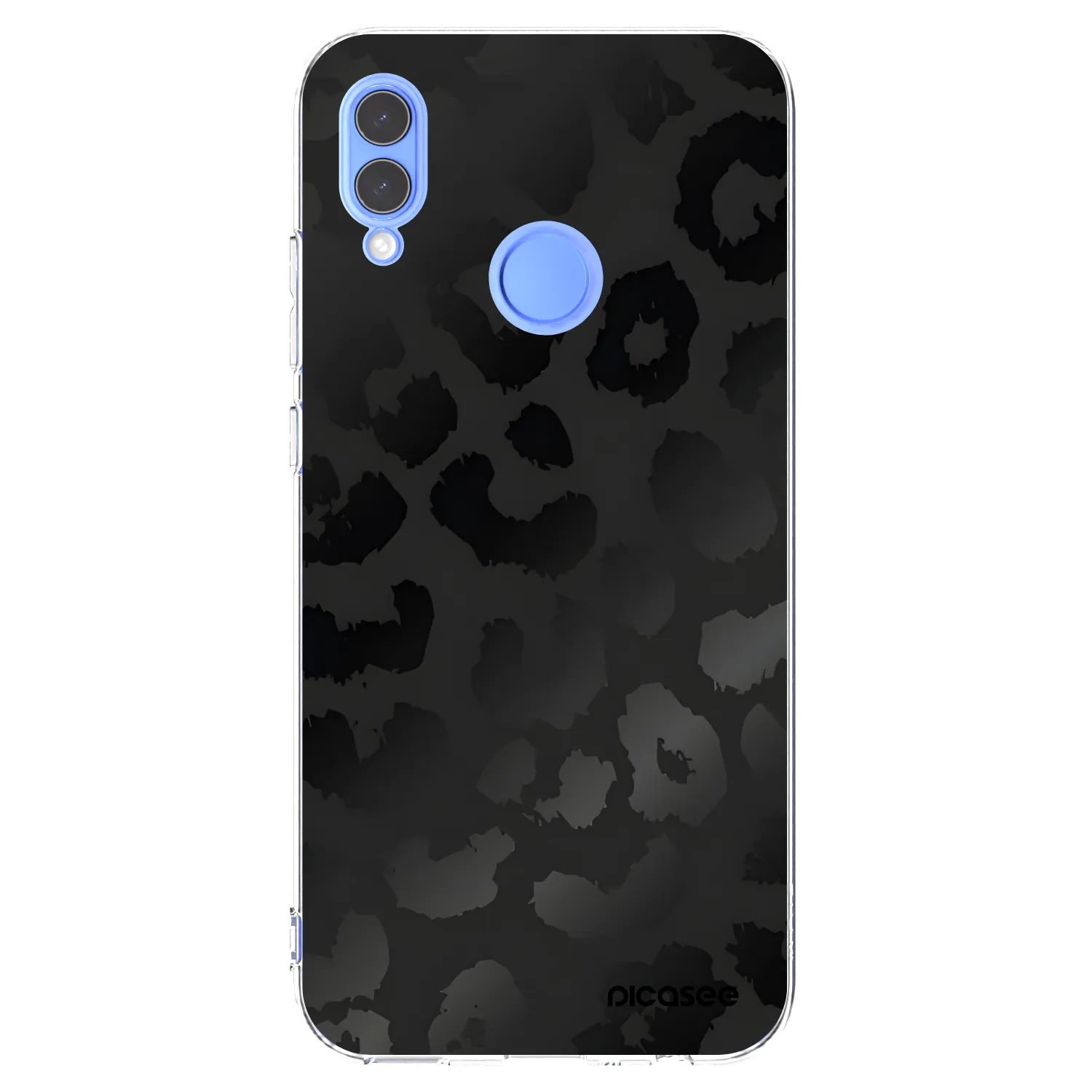 Picasee átlátszó szilikon tok az alábbi mobiltelefonokra Huawei P Smart 2019 - Midnight Leopard