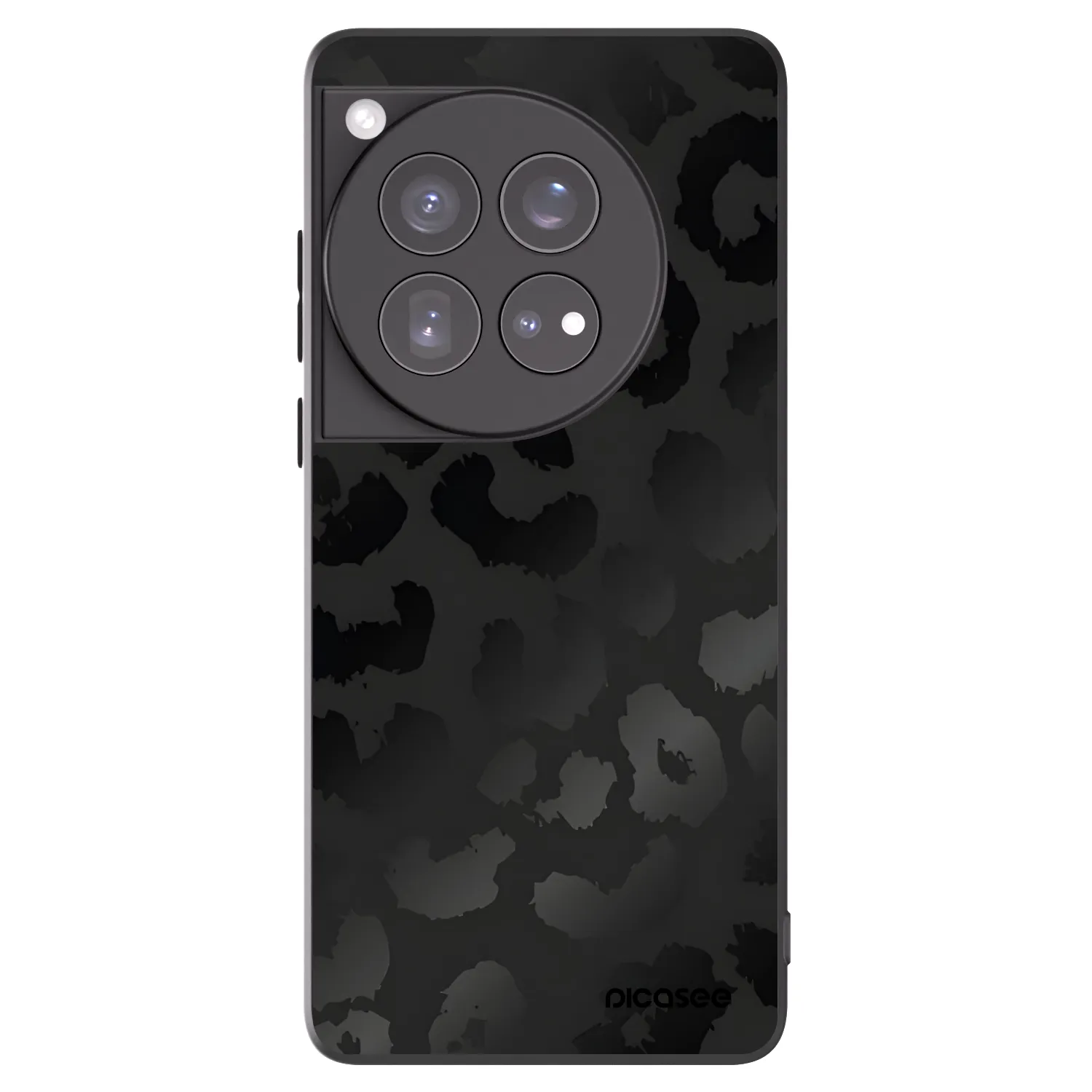Picasee fekete szilikon tok az alábbi mobiltelefonokra OnePlus 12 5G - Midnight Leopard