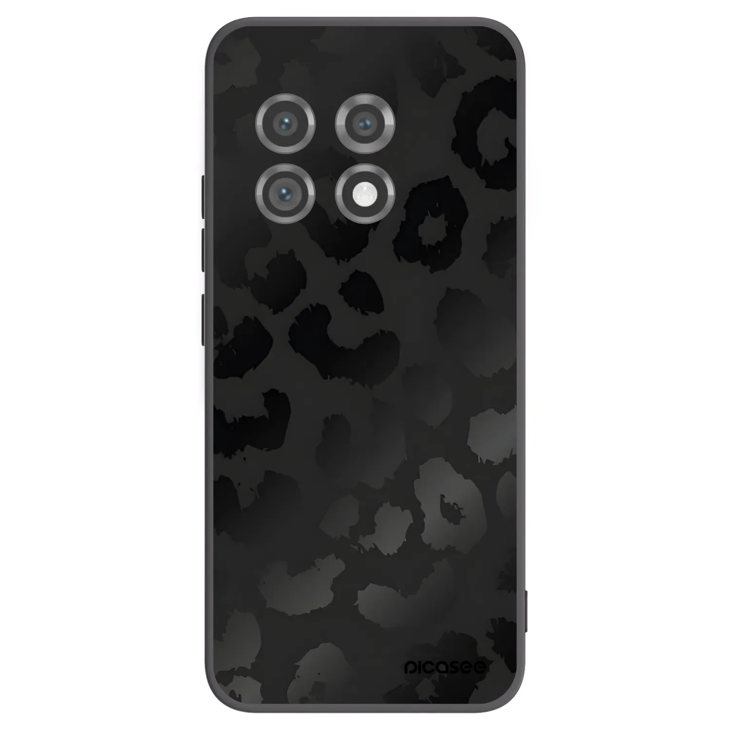 Picasee fekete szilikon tok az alábbi mobiltelefonokra OnePlus 11 5G - Midnight Leopard
