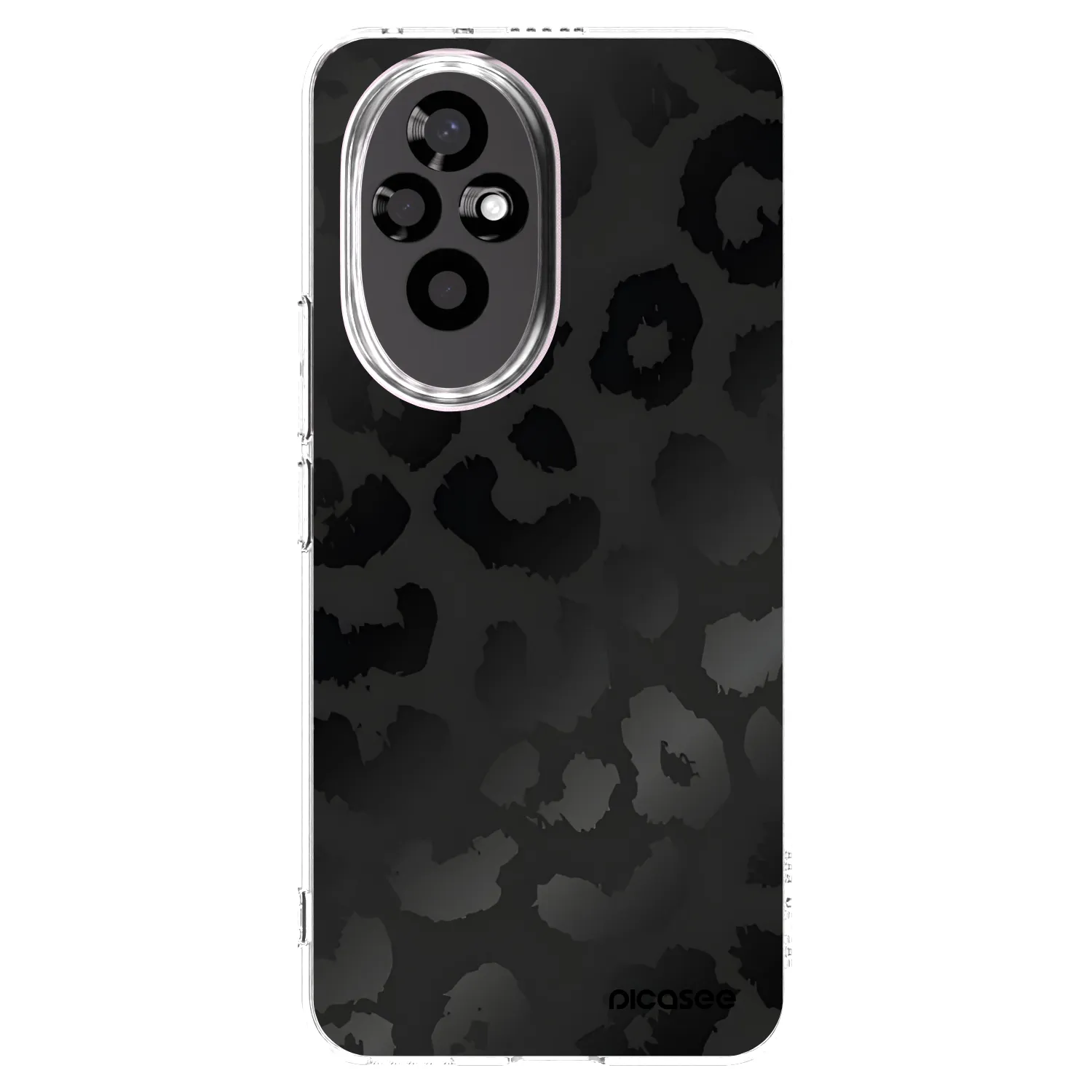 Picasee átlátszó szilikon tok az alábbi mobiltelefonokra Honor 200 Pro 5G - Midnight Leopard