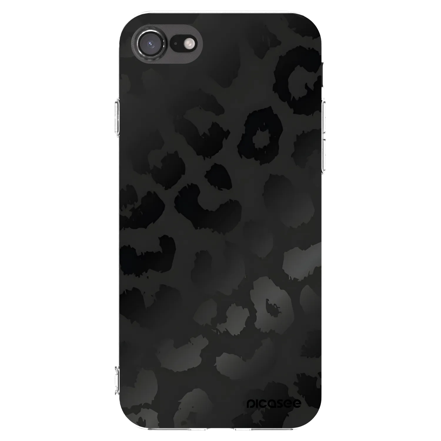 Picasee átlátszó szilikon tok az alábbi mobiltelefonokra Apple iPhone 7 - Midnight Leopard