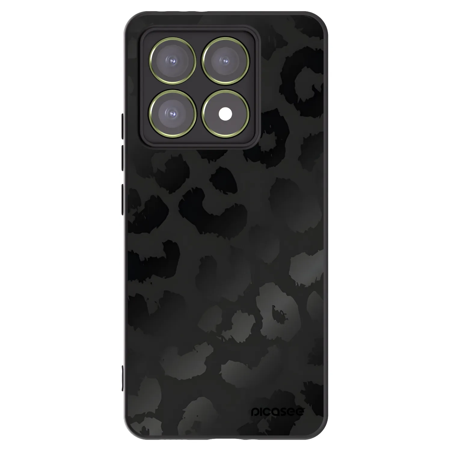 Picasee fekete szilikon tok az alábbi mobiltelefonokra Xiaomi 14T - Midnight Leopard