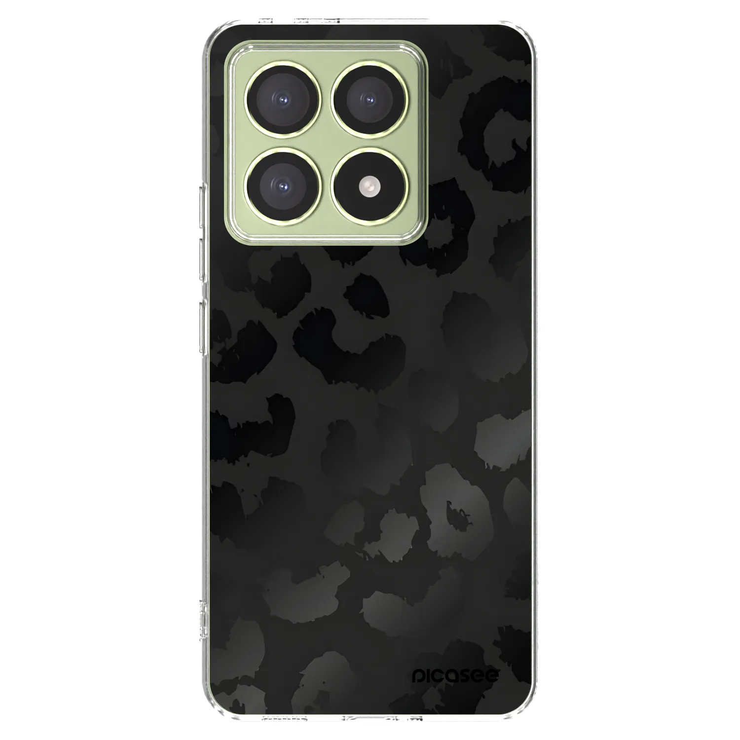 Picasee átlátszó szilikon tok az alábbi mobiltelefonokra Xiaomi 14T - Midnight Leopard