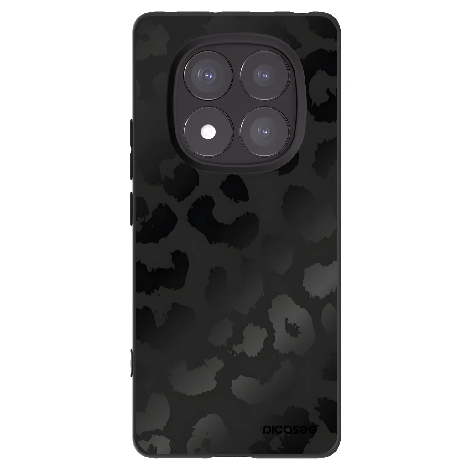Picasee fekete szilikon tok az alábbi mobiltelefonokra Xiaomi Redmi Note 14 Pro+ 5G - Midnight Leopard