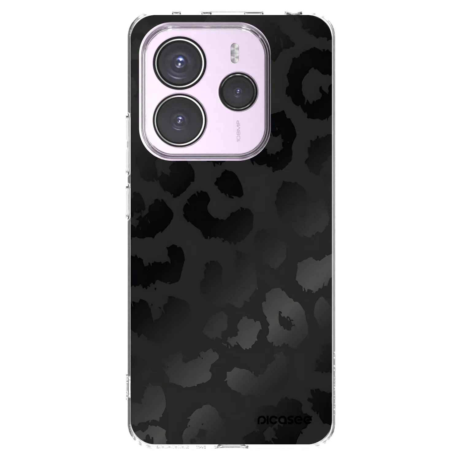 Picasee átlátszó szilikon tok az alábbi mobiltelefonokra Xiaomi Redmi Note 14 5G - Midnight Leopard