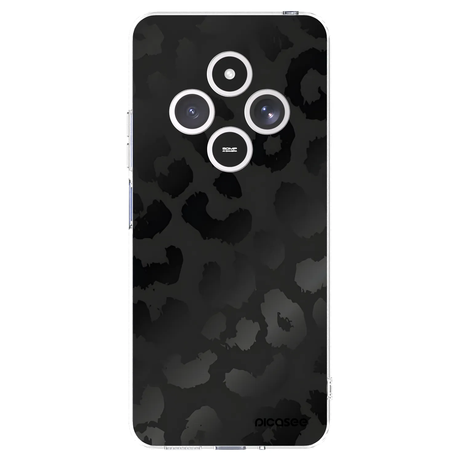 Picasee átlátszó szilikon tok az alábbi mobiltelefonokra Xiaomi Redmi 14C - Midnight Leopard