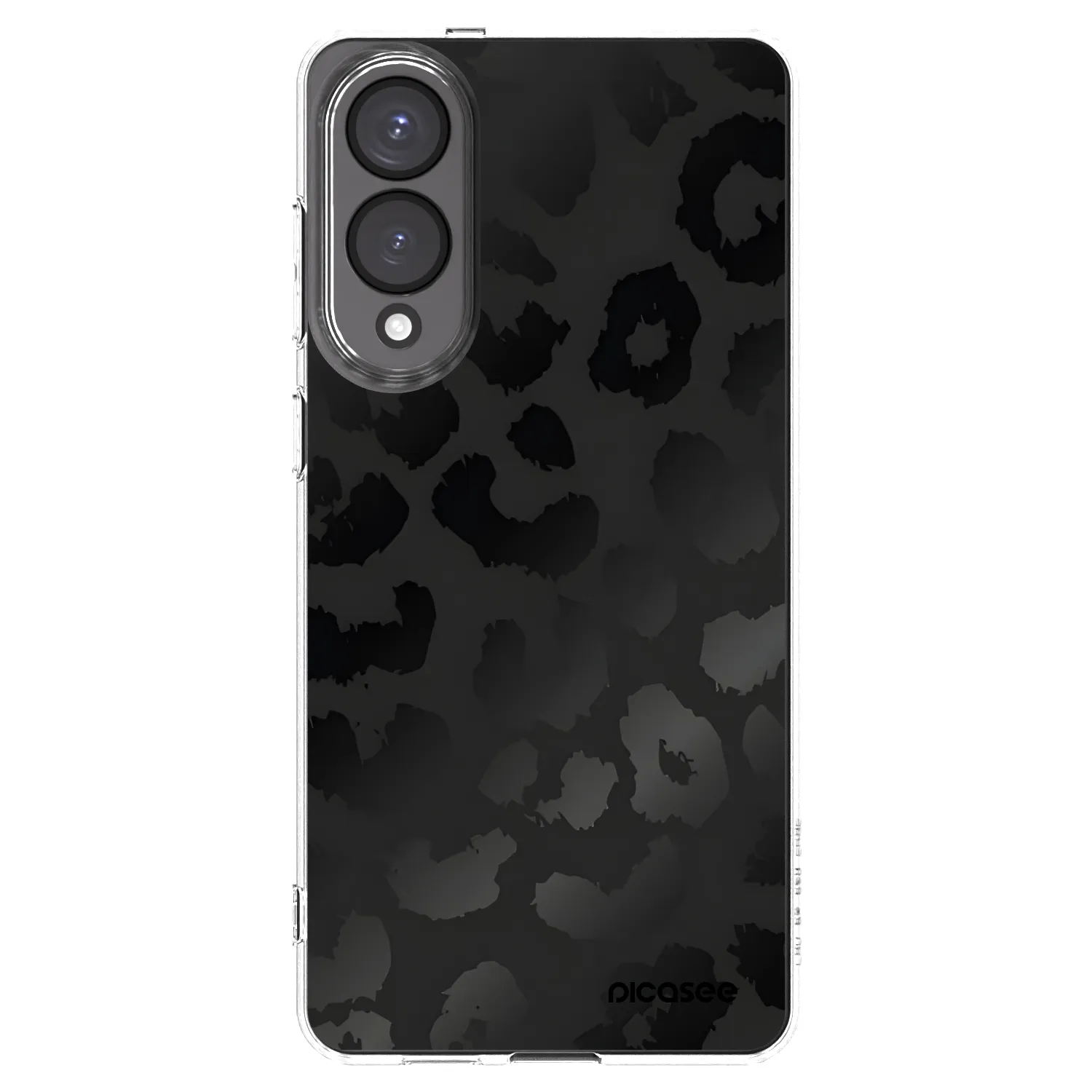 Picasee átlátszó szilikon tok az alábbi mobiltelefonokra Samsung Galaxy S25 Edge 5G - Midnight Leopard