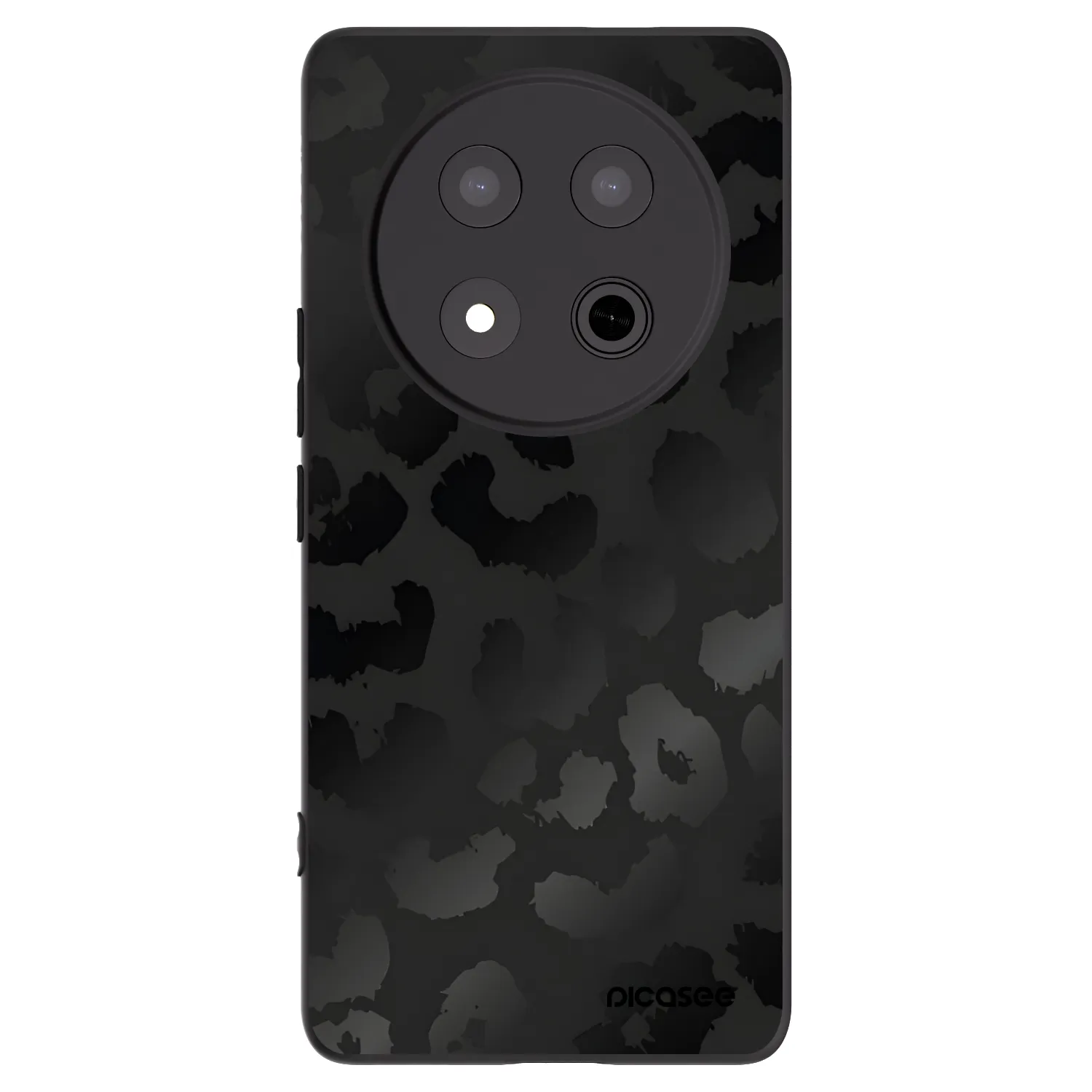 Picasee fekete szilikon tok az alábbi mobiltelefonokra Honor Magic7 Lite 5G - Midnight Leopard
