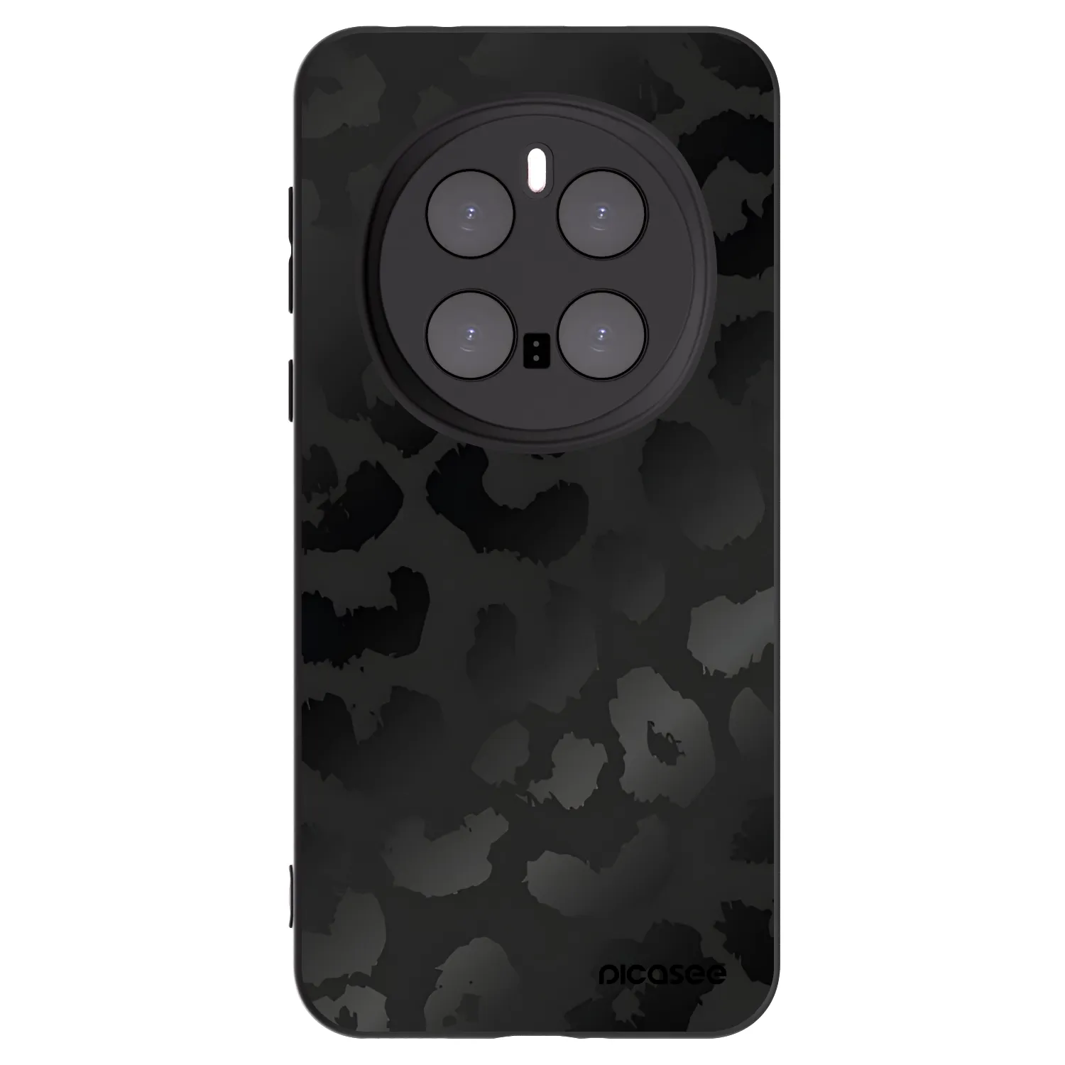 Picasee fekete szilikon tok az alábbi mobiltelefonokra Honor Magic7 Pro 5G - Midnight Leopard