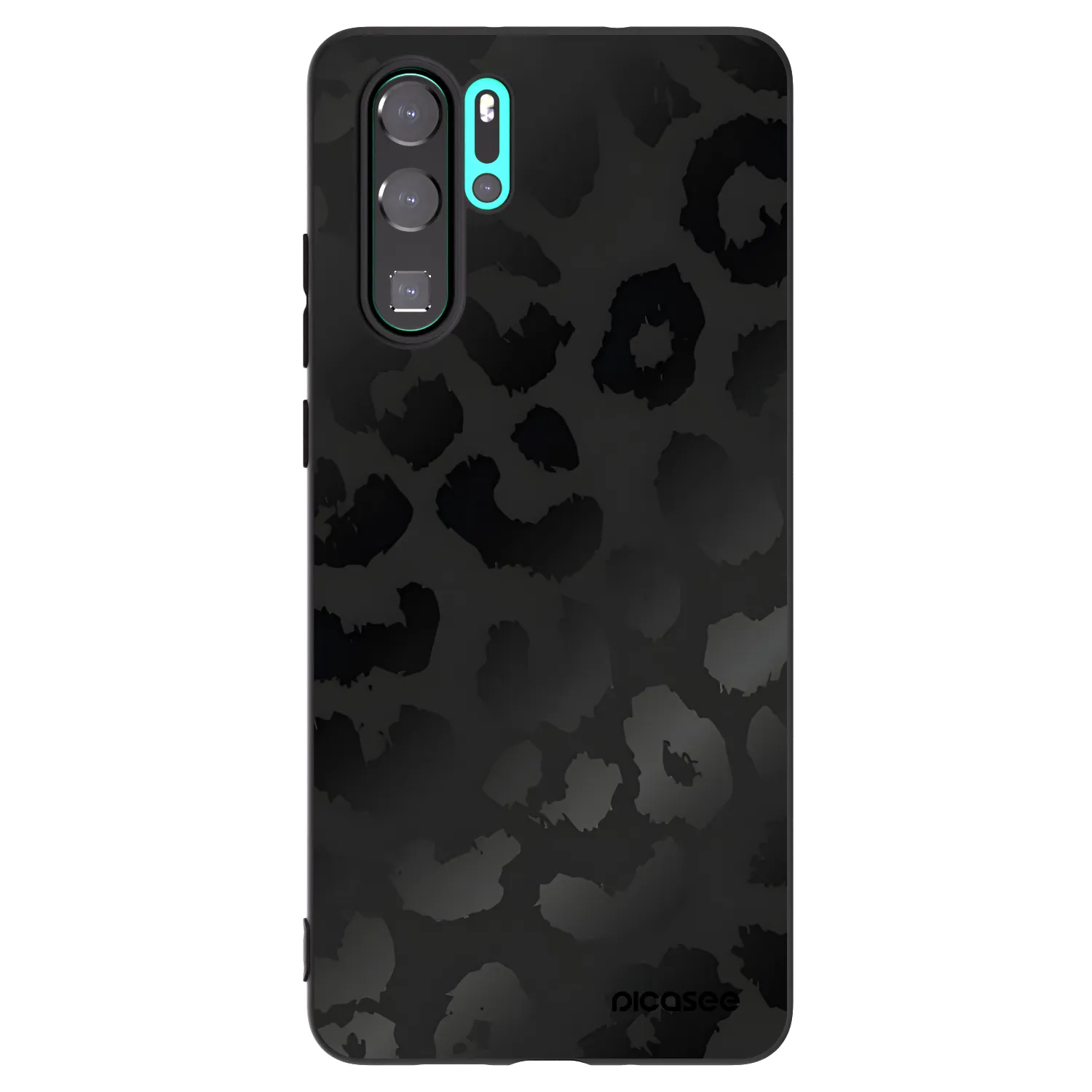 Picasee fekete szilikon tok az alábbi mobiltelefonokra Huawei P30 Pro - Midnight Leopard