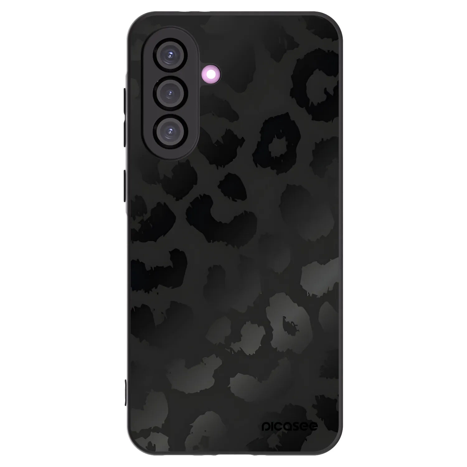 Picasee fekete szilikon tok az alábbi mobiltelefonokra Samsung Galaxy A36 5G - Midnight Leopard