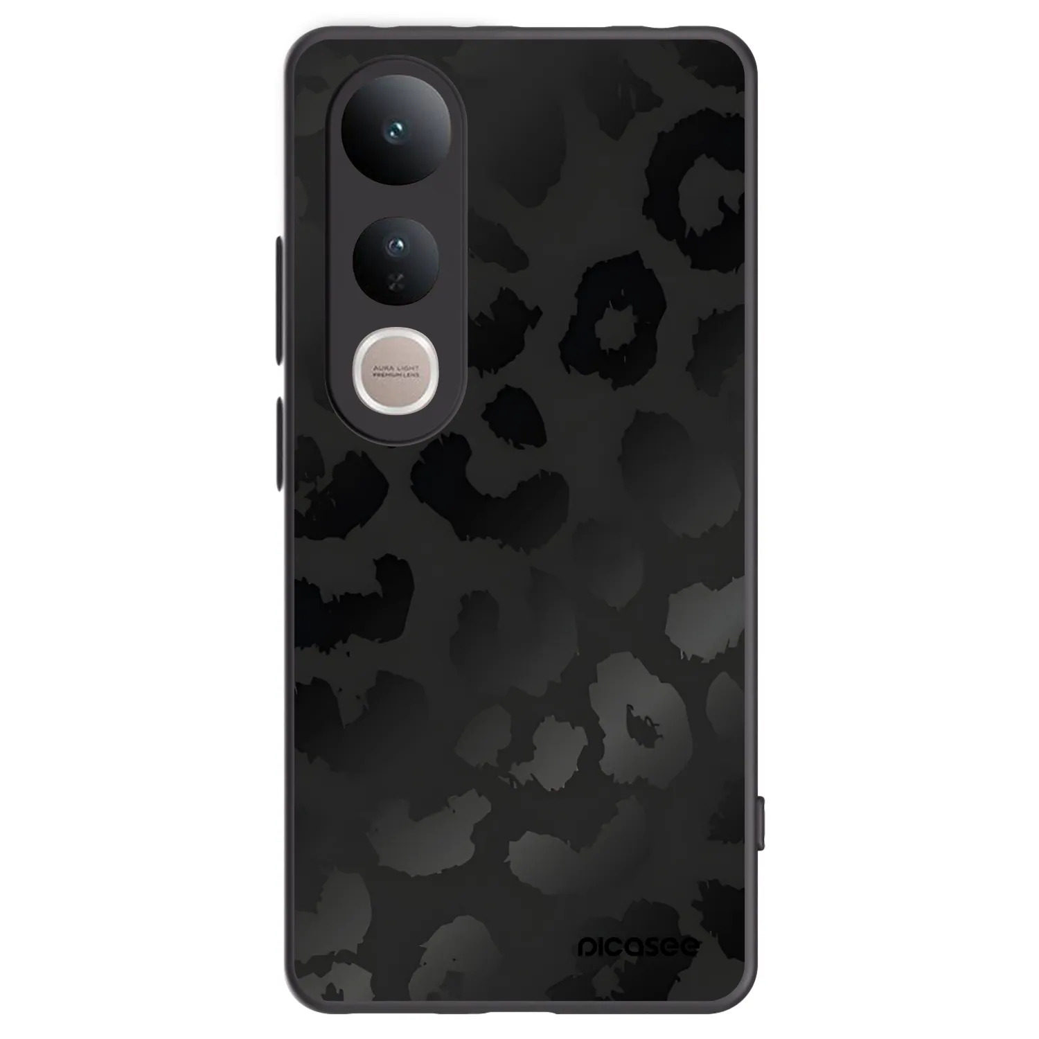 Picasee fekete szilikon tok az alábbi mobiltelefonokra Vivo V50 Lite 5G - Midnight Leopard
