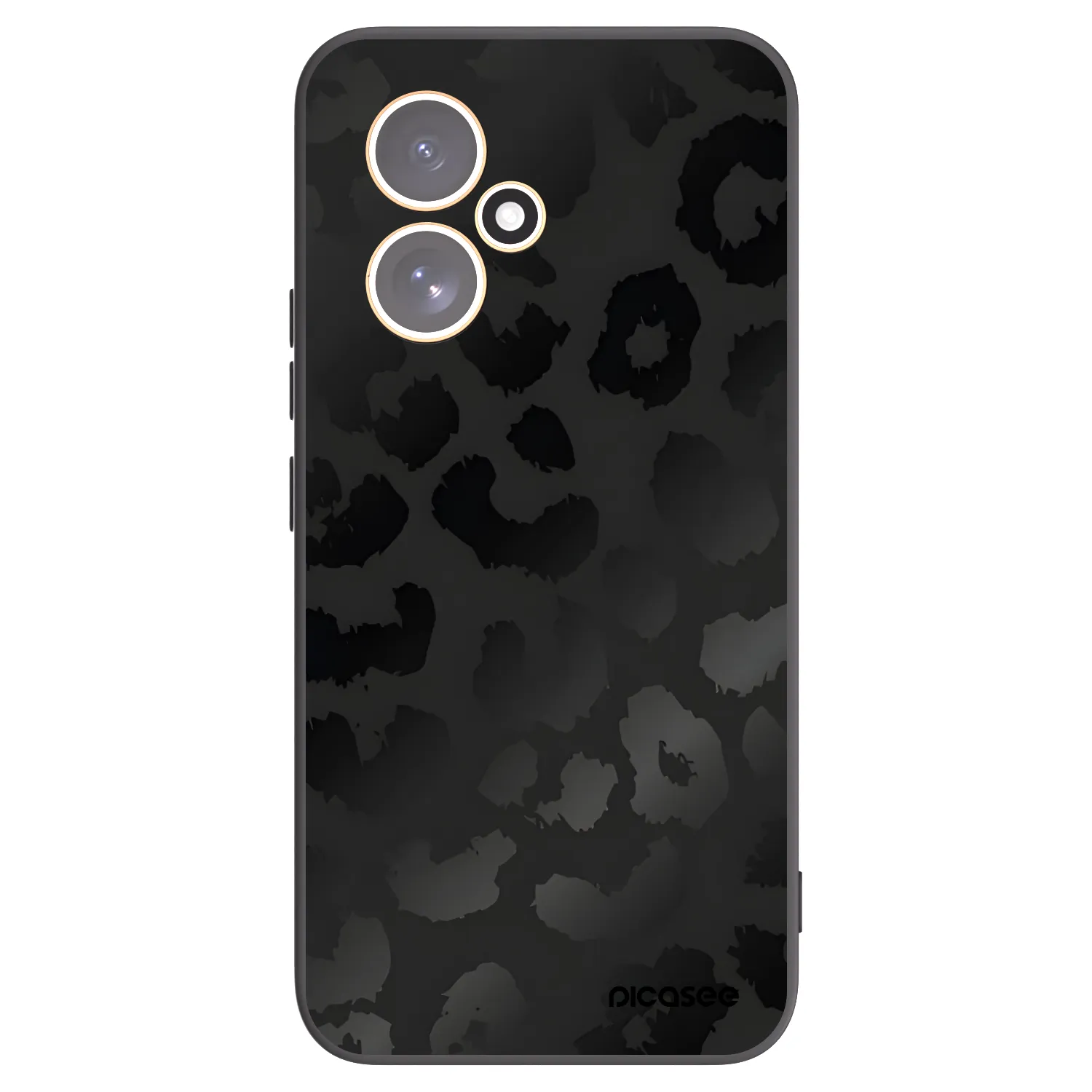 Picasee fekete szilikon tok az alábbi mobiltelefonokra Honor 400 5G - Midnight Leopard