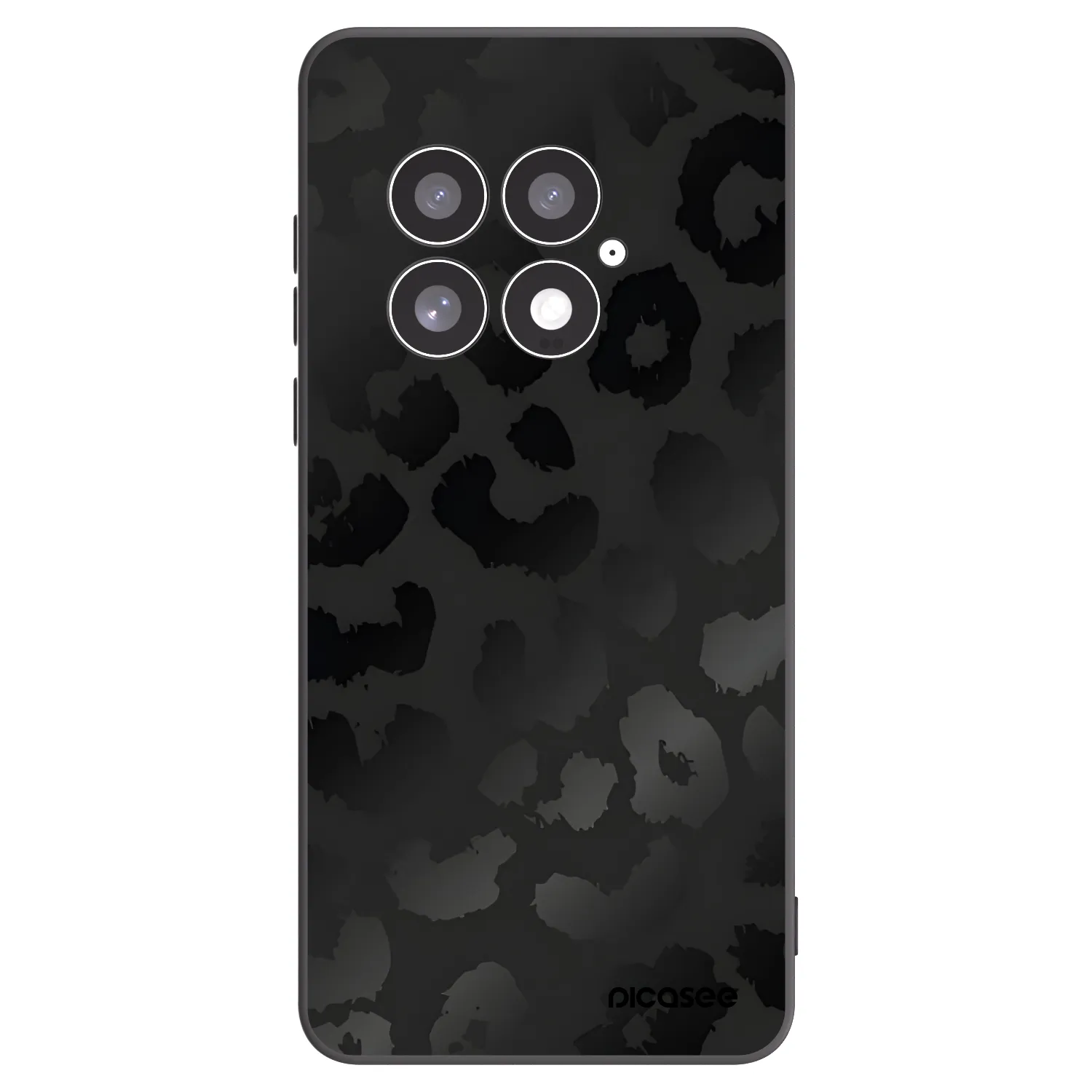 Picasee fekete szilikon tok az alábbi mobiltelefonokra OnePlus 13 5G - Midnight Leopard