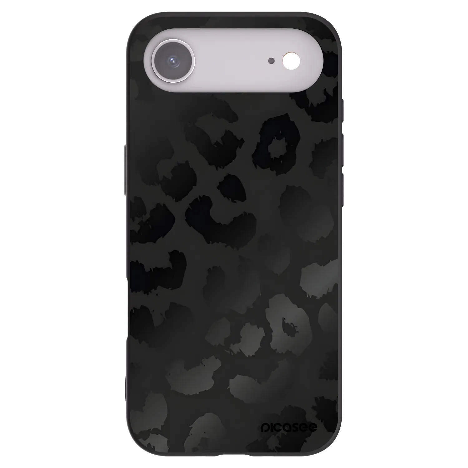 Picasee fekete szilikon tok az alábbi mobiltelefonokra Apple iPhone Air - Midnight Leopard