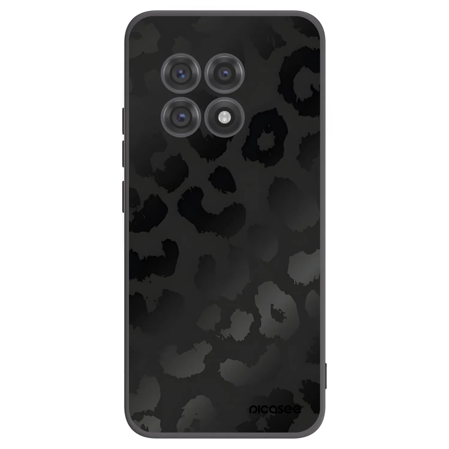Picasee fekete szilikon tok az alábbi mobiltelefonokra OnePlus 13R 5G - Midnight Leopard