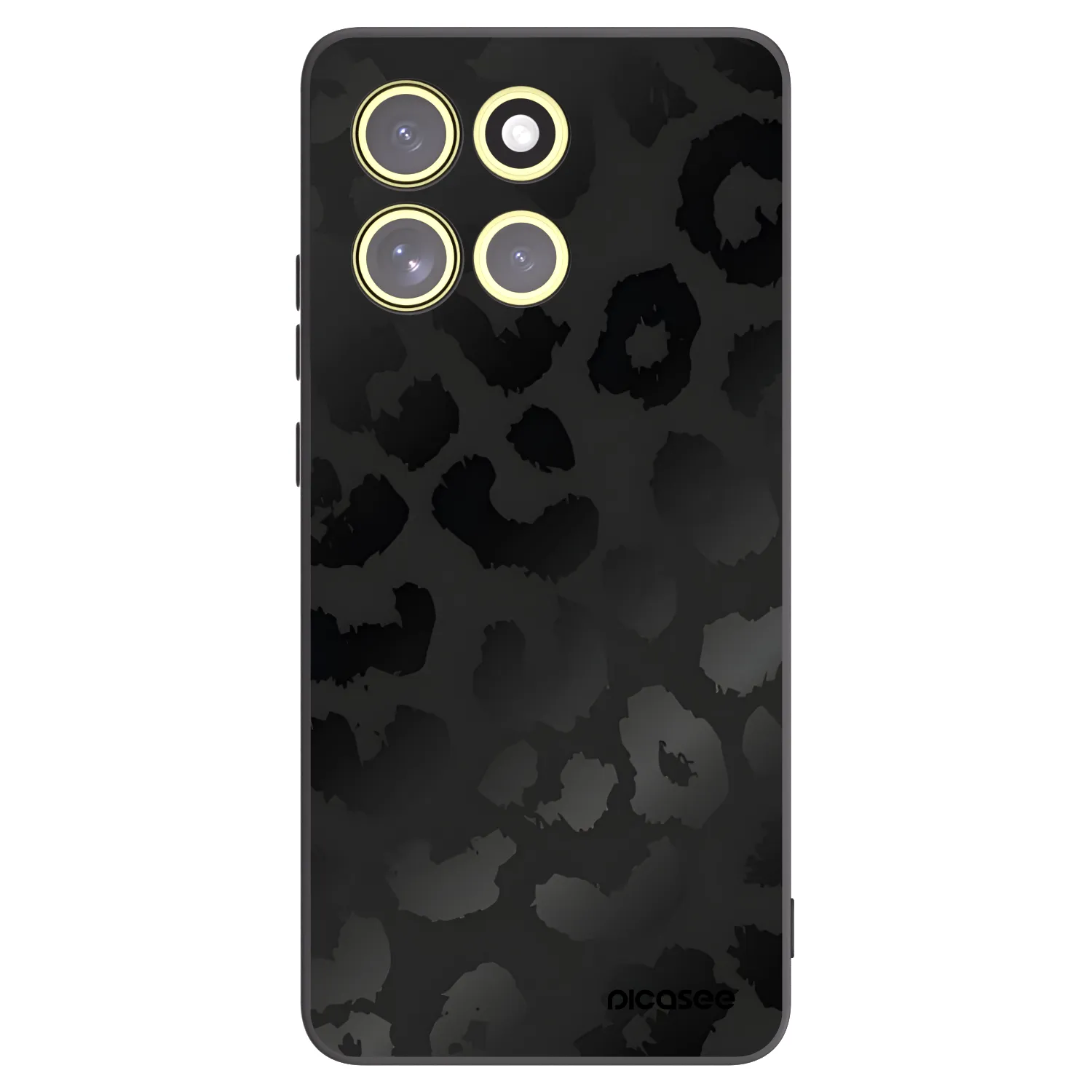 Picasee fekete szilikon tok az alábbi mobiltelefonokra Motorola Moto G86 5G - Midnight Leopard