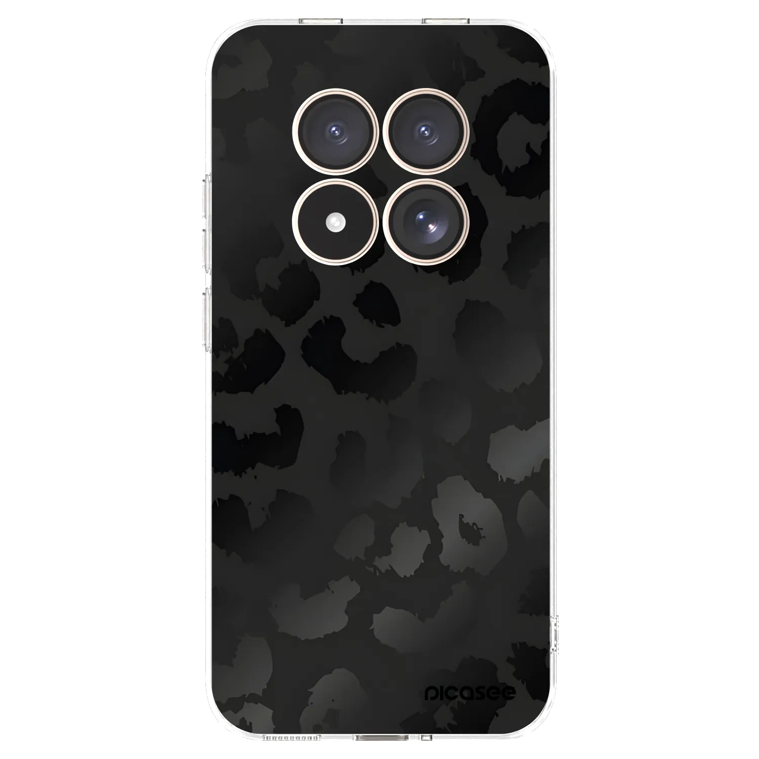 Picasee átlátszó szilikon tok az alábbi mobiltelefonokra Xiaomi Redmi Note 15 Pro 4G - Midnight Leopard