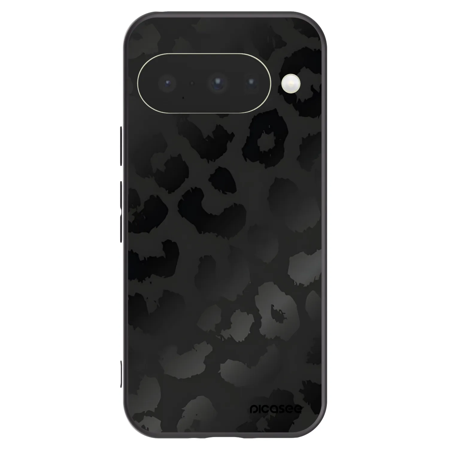 Picasee fekete szilikon tok az alábbi mobiltelefonokra Google Pixel 10 - Midnight Leopard