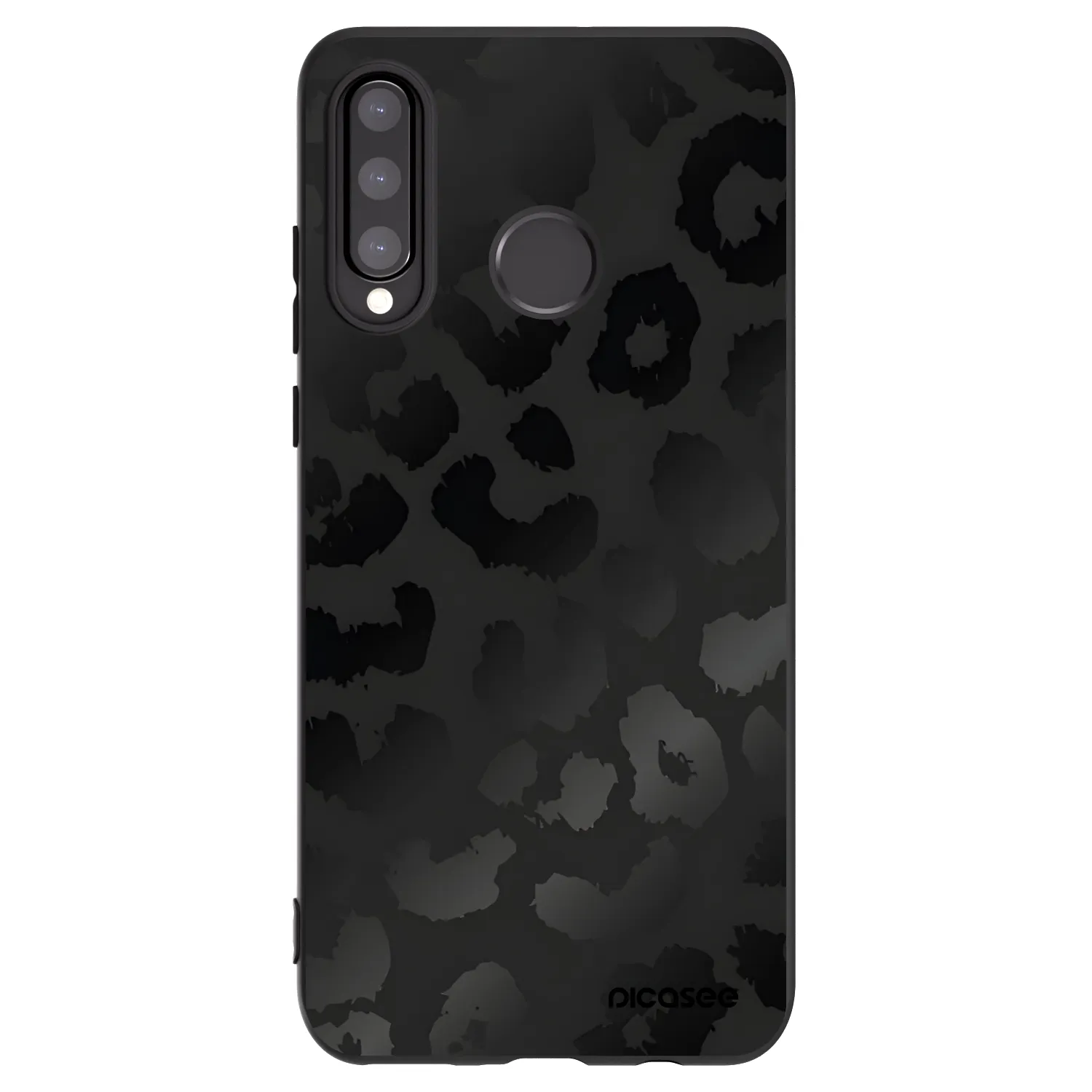 Picasee fekete szilikon tok az alábbi mobiltelefonokra Huawei P30 Lite - Midnight Leopard