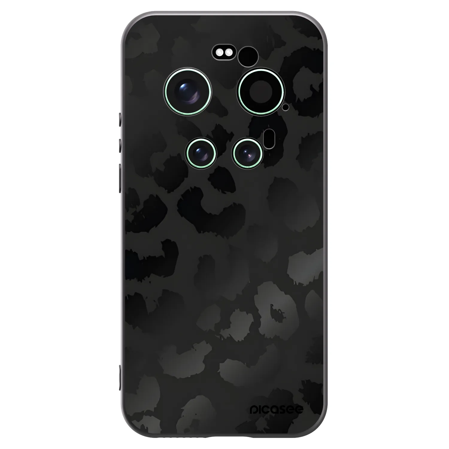 Picasee fekete szilikon tok az alábbi mobiltelefonokra Xiaomi 17 Ultra - Midnight Leopard