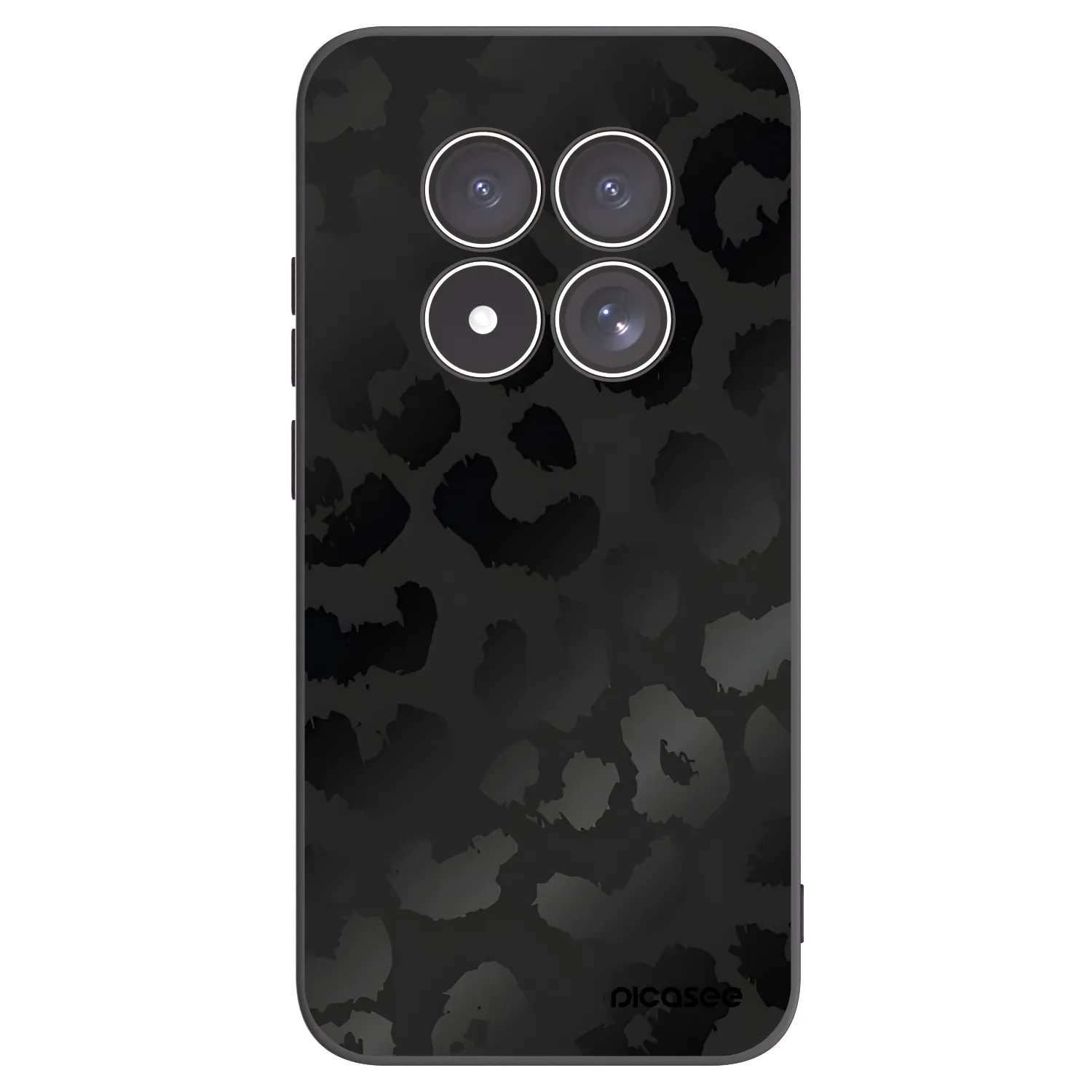 Picasee fekete szilikon tok az alábbi mobiltelefonokra Xiaomi Redmi Note 15 Pro 5G - Midnight Leopard