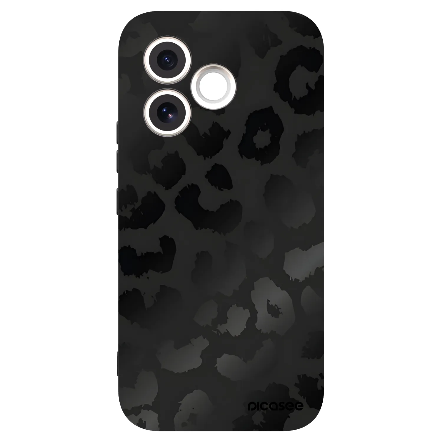 Picasee fekete szilikon tok az alábbi mobiltelefonokra Honor 600 Lite - Midnight Leopard