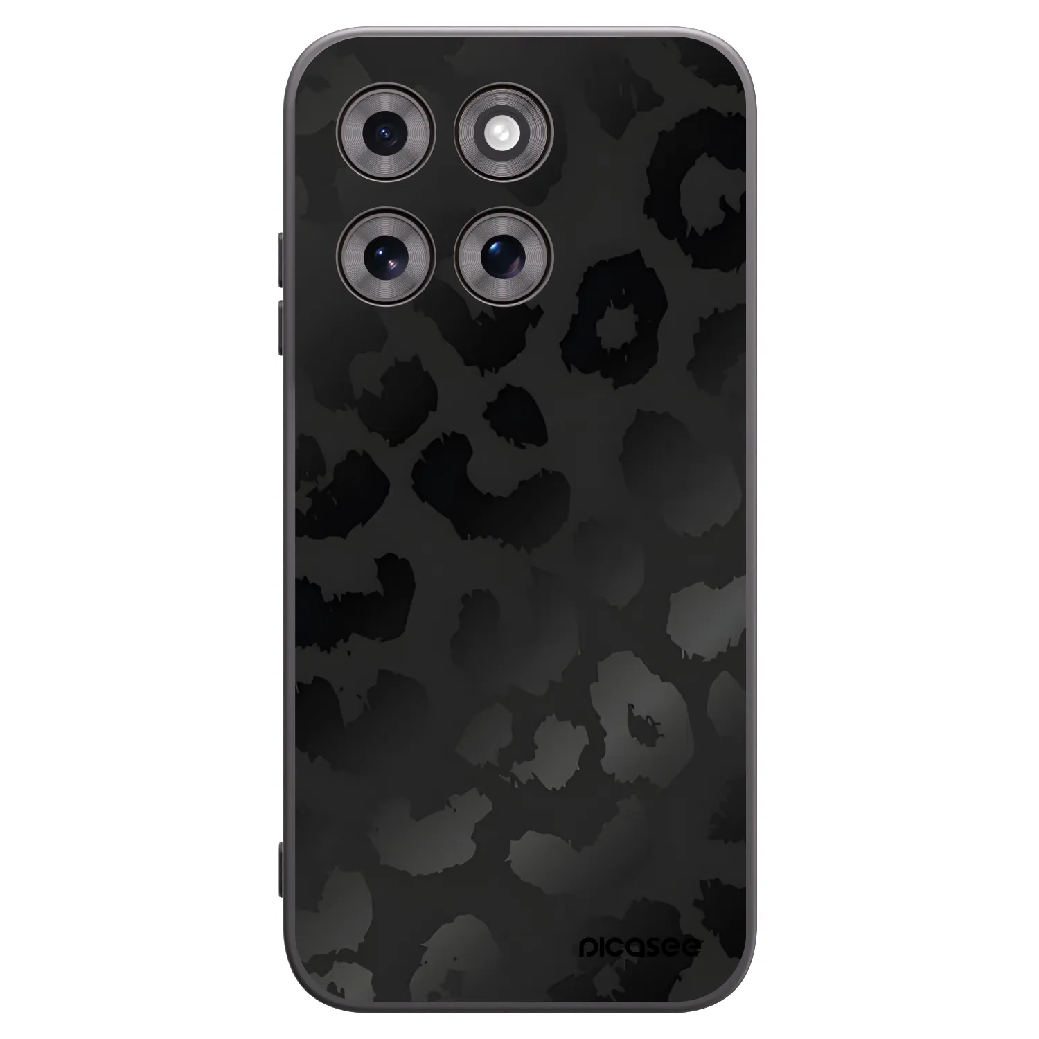 Picasee fekete szilikon tok az alábbi mobiltelefonokra Motorola Moto G77 - Midnight Leopard