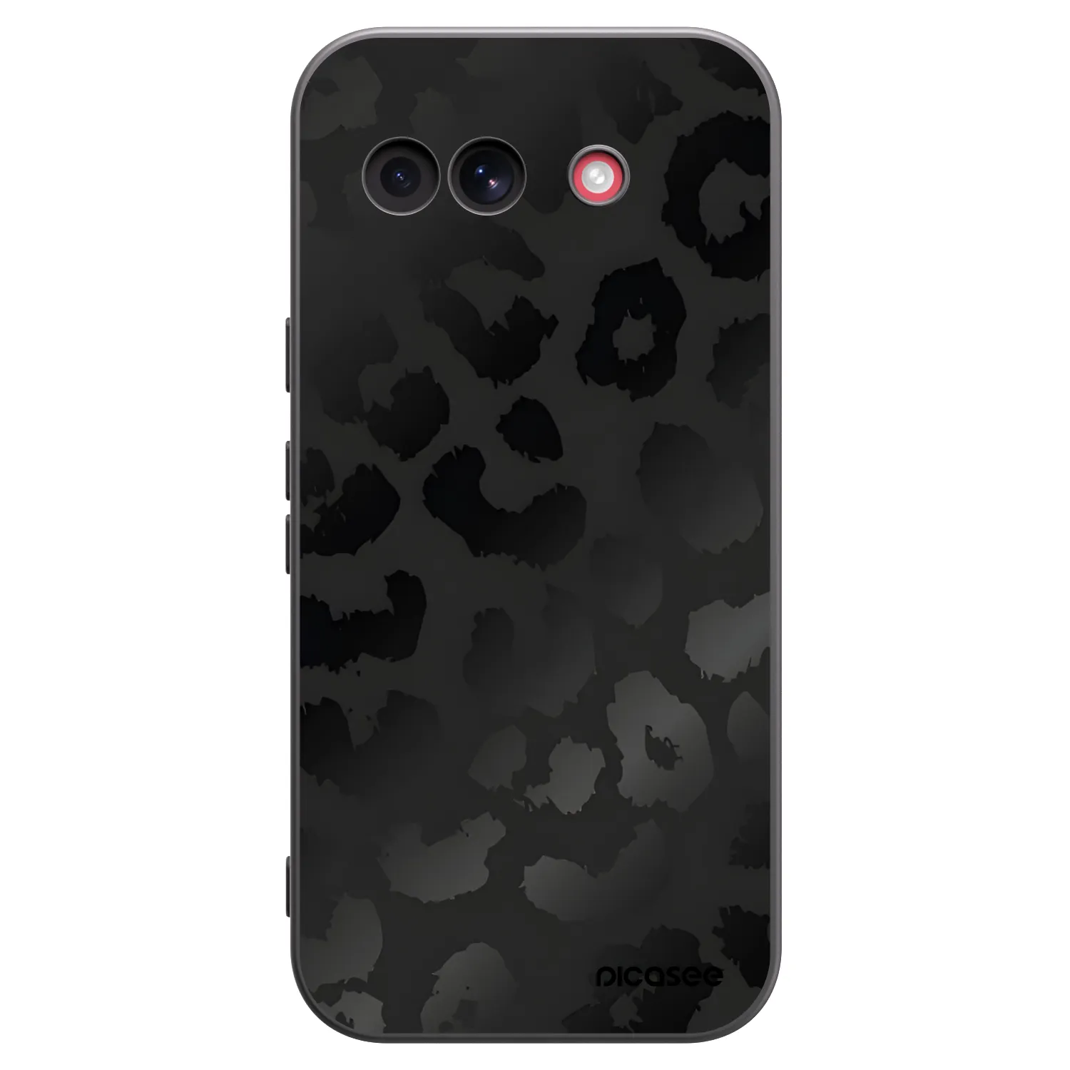 Picasee fekete szilikon tok az alábbi mobiltelefonokra Google Pixel 10a - Midnight Leopard