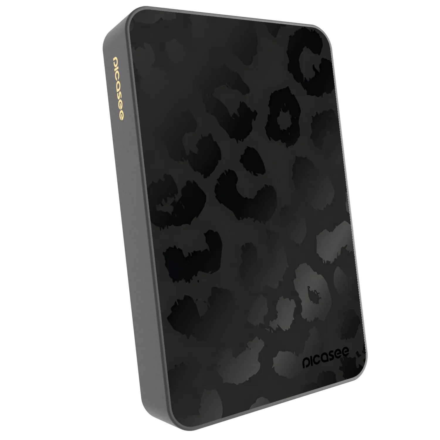 Picasee Powerbank MagSafe 10 000 mAh Szürke - Midnight Leopard