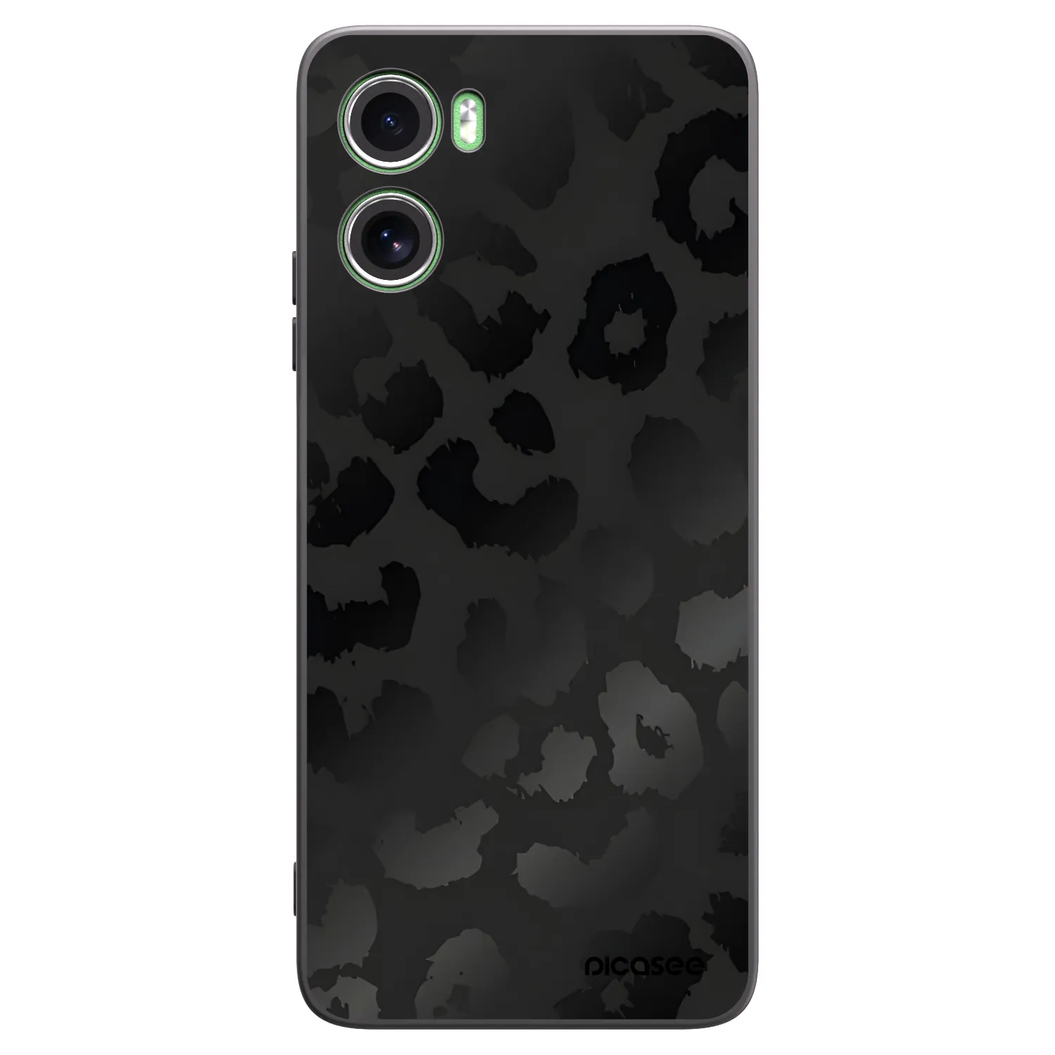 Picasee fekete szilikon tok az alábbi mobiltelefonokra Motorola Moto G06 - Midnight Leopard