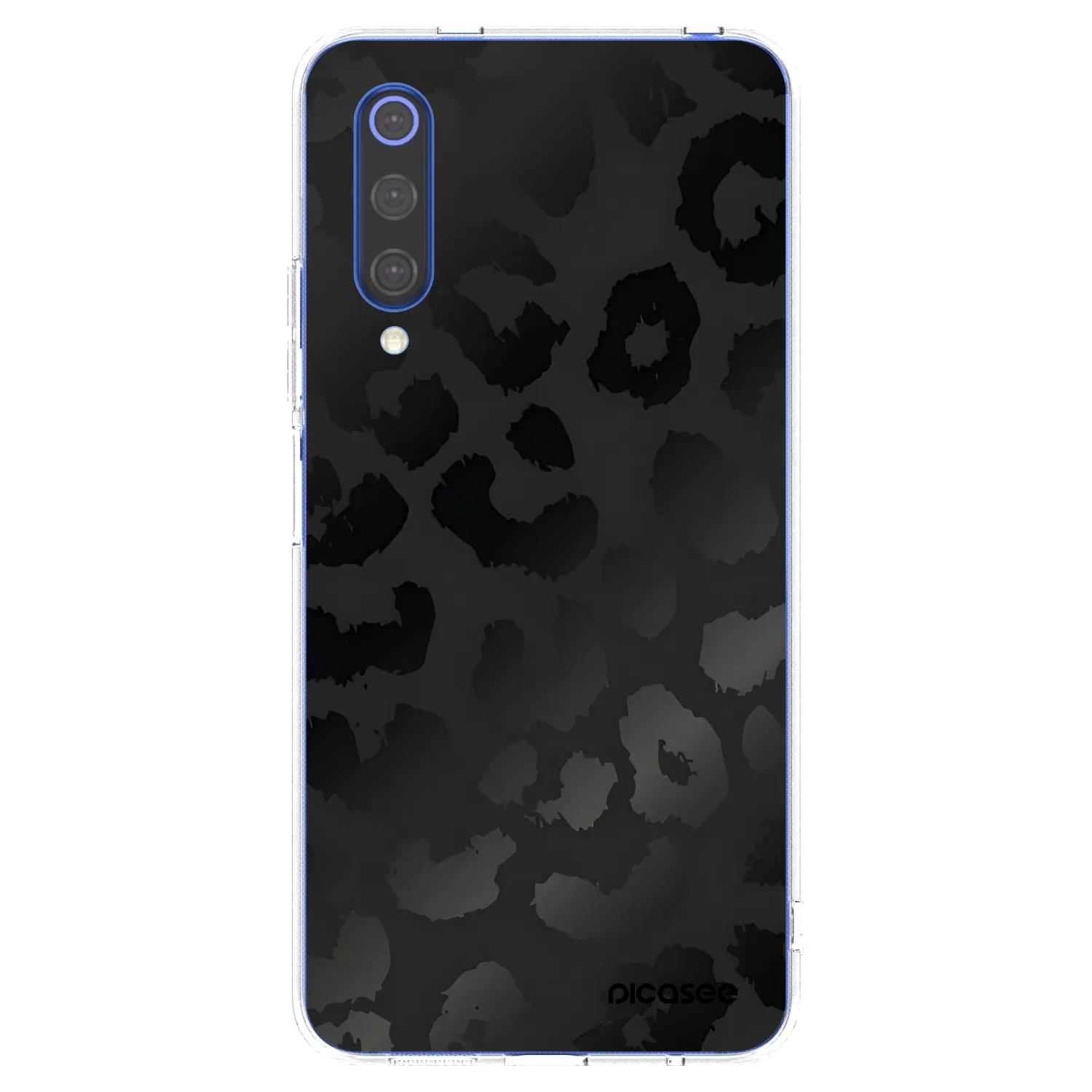 Picasee átlátszó szilikon tok az alábbi mobiltelefonokra Xiaomi Mi 9 SE - Midnight Leopard