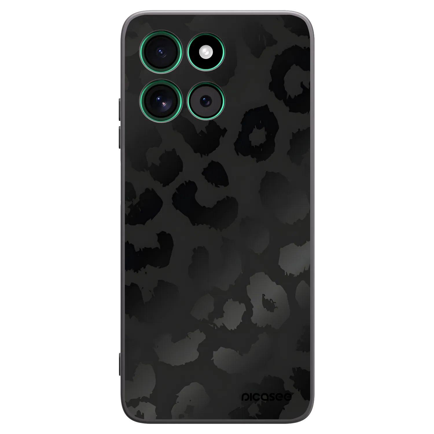 Picasee fekete szilikon tok az alábbi mobiltelefonokra Motorola Moto G57 Power - Midnight Leopard
