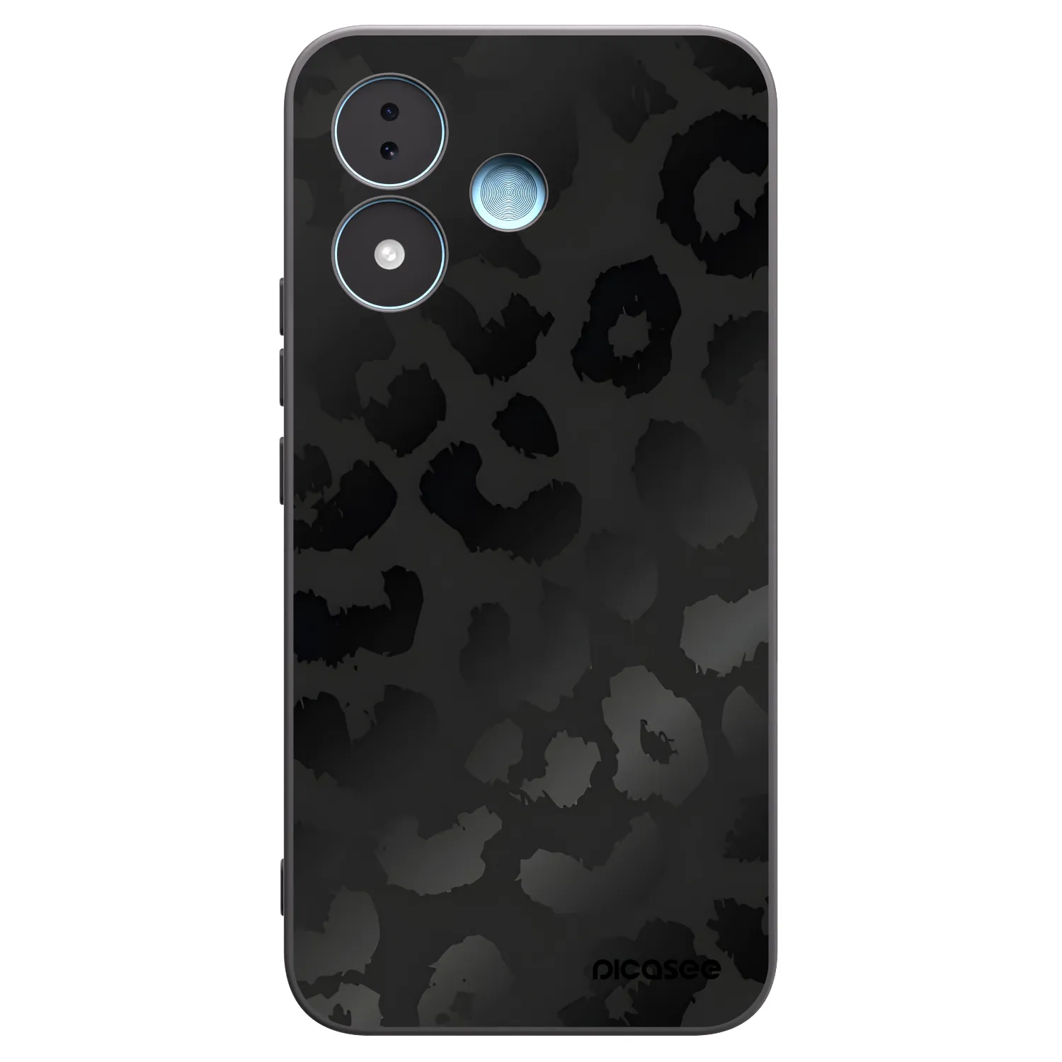 Picasee fekete szilikon tok az alábbi mobiltelefonokra Xiaomi Redmi Note 17 5G - Midnight Leopard