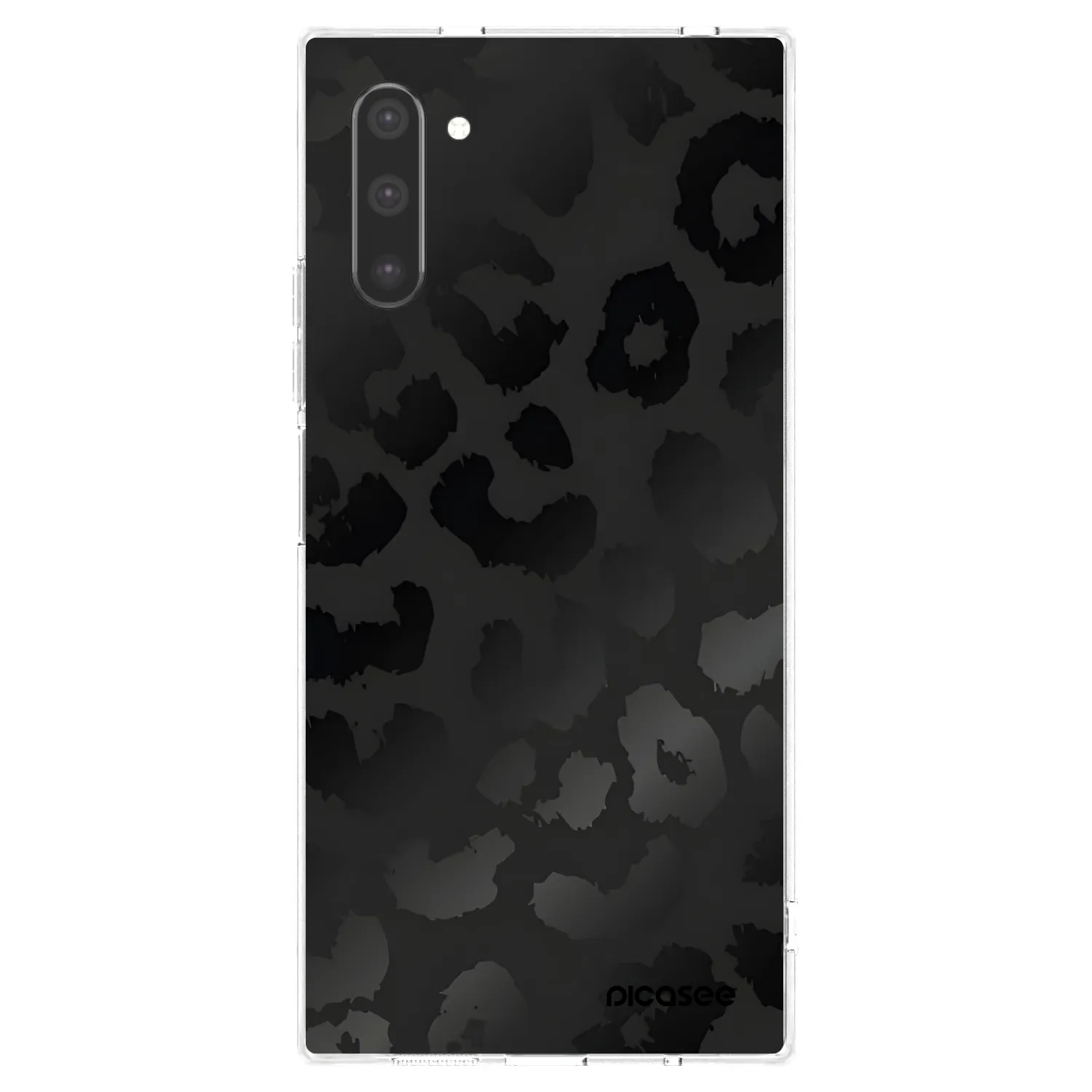 Picasee átlátszó szilikon tok az alábbi mobiltelefonokra Samsung Galaxy Note 10 N970F - Midnight Leopard