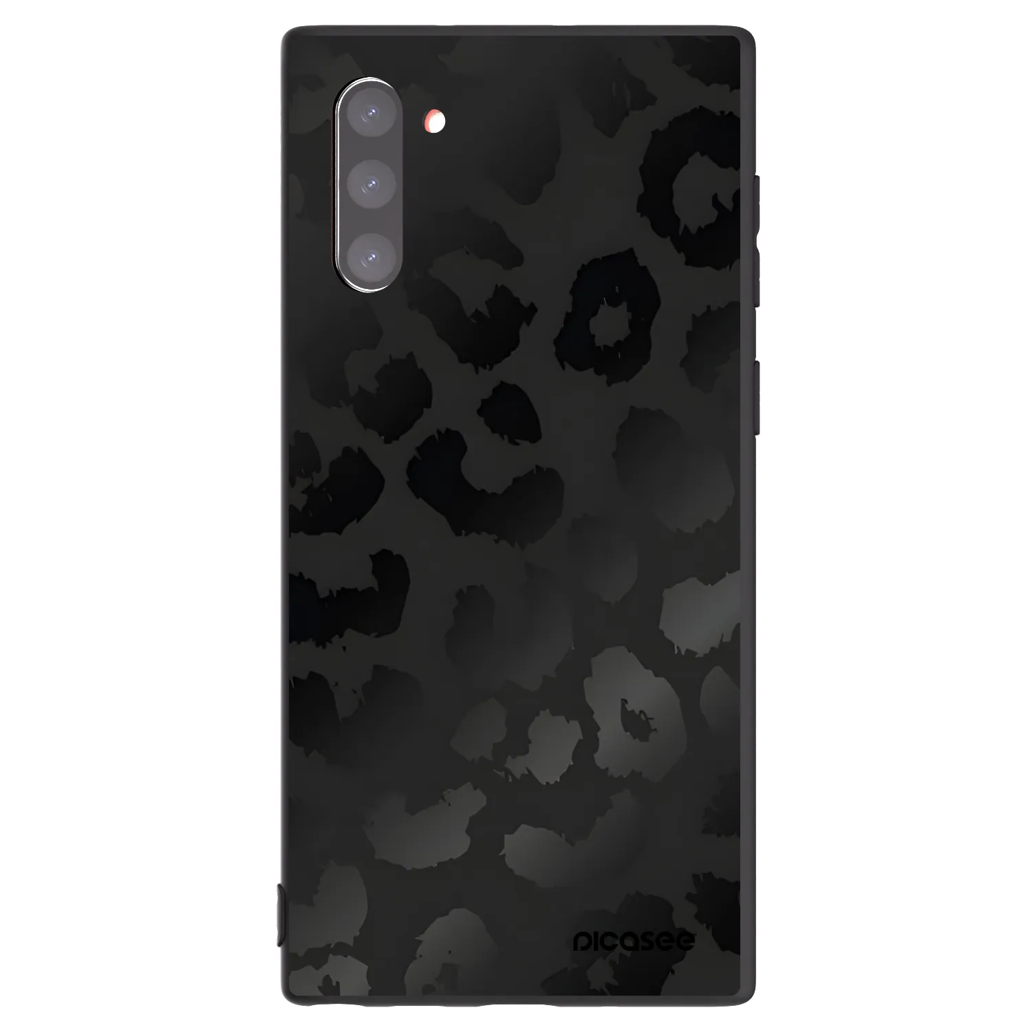 Picasee fekete szilikon tok az alábbi mobiltelefonokra Samsung Galaxy Note 10 N970F - Midnight Leopard