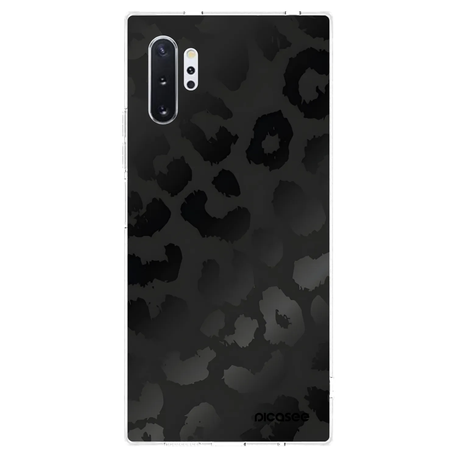Picasee átlátszó szilikon tok az alábbi mobiltelefonokra Samsung Galaxy Note 10+ N975F - Midnight Leopard