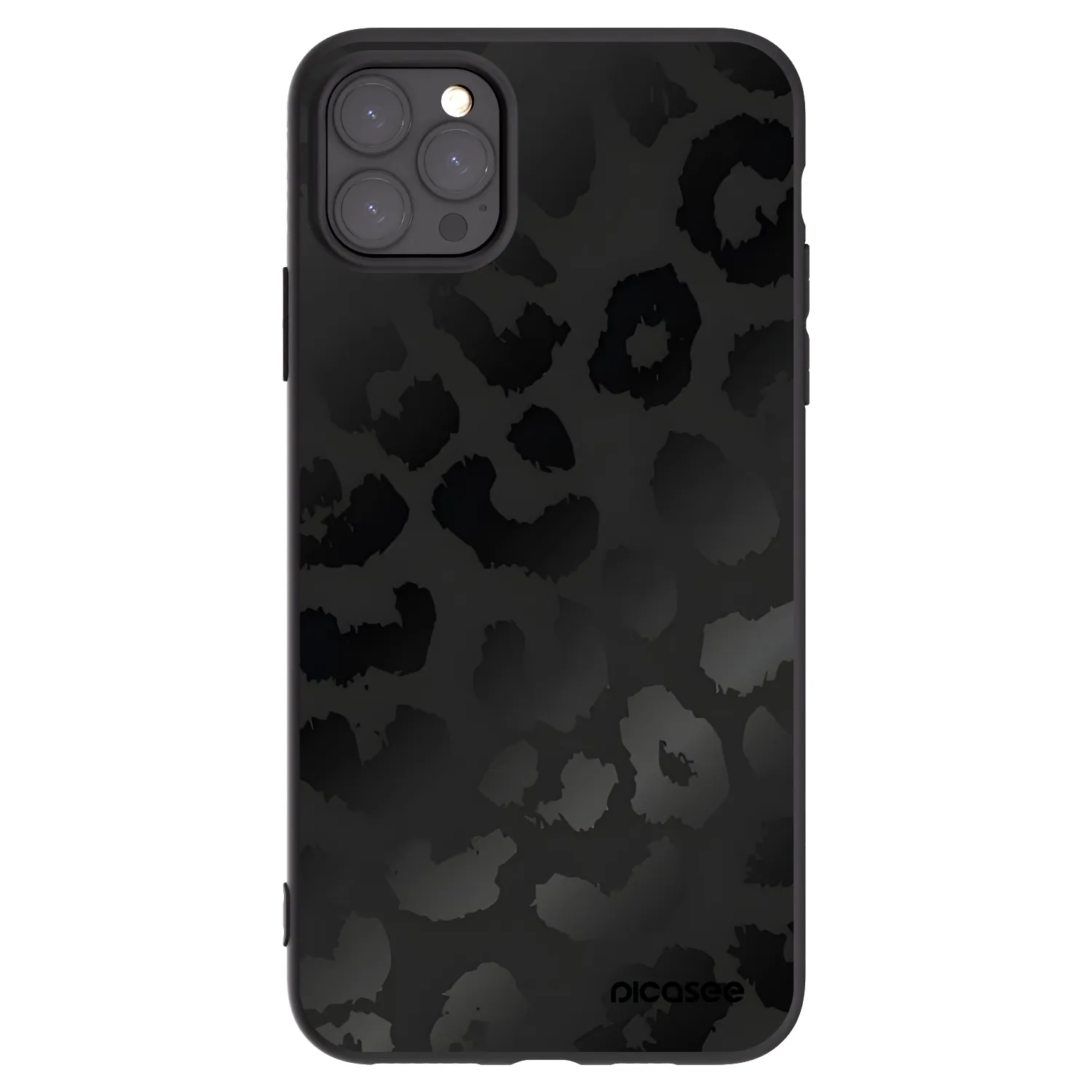 Picasee fekete szilikon tok az alábbi mobiltelefonokra Apple iPhone 11 Pro Max - Midnight Leopard