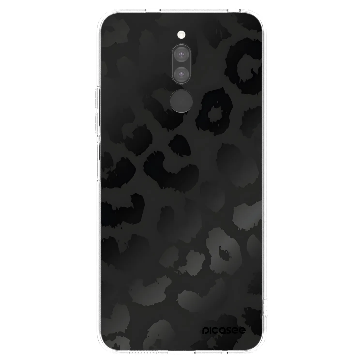 Picasee átlátszó szilikon tok az alábbi mobiltelefonokra Xiaomi Redmi 8 - Midnight Leopard