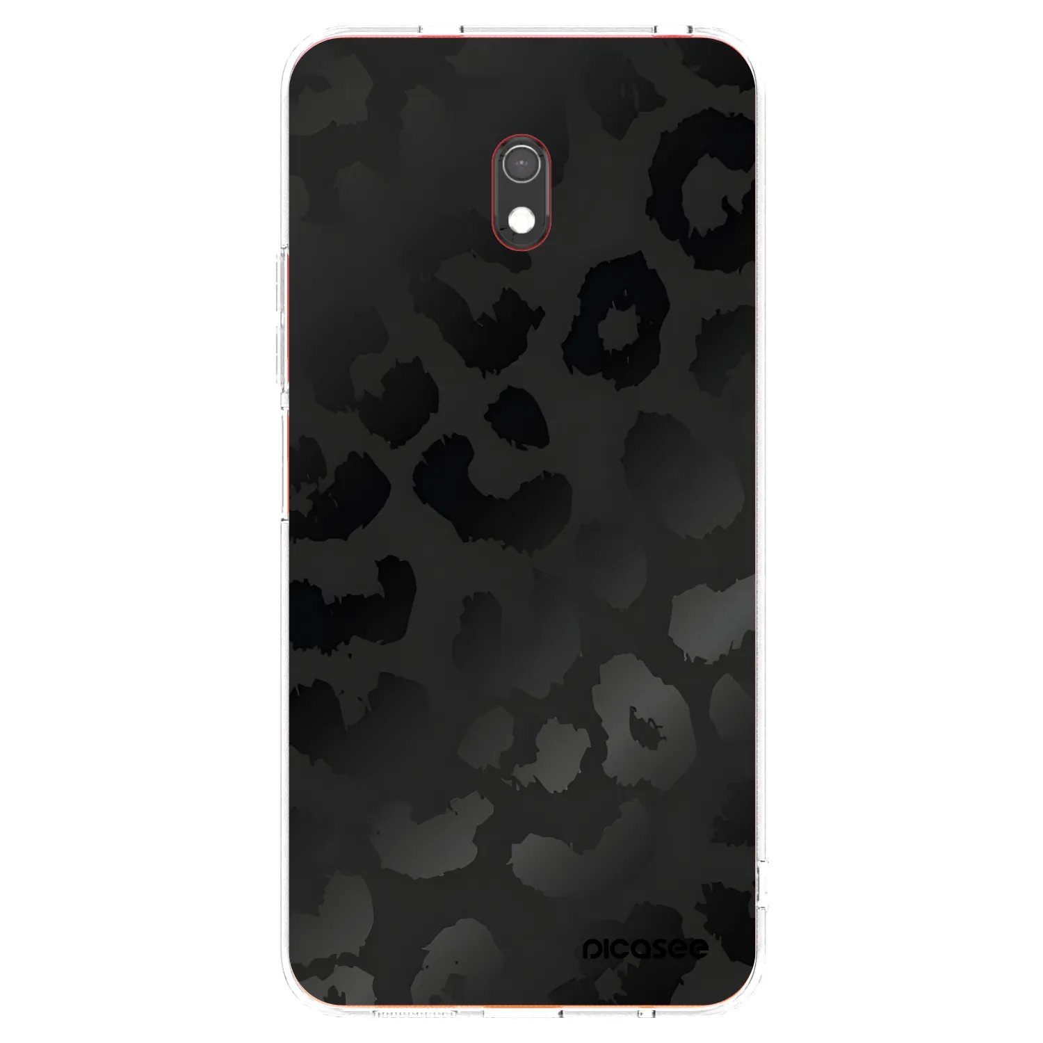 Picasee átlátszó szilikon tok az alábbi mobiltelefonokra Xiaomi Redmi 8A - Midnight Leopard