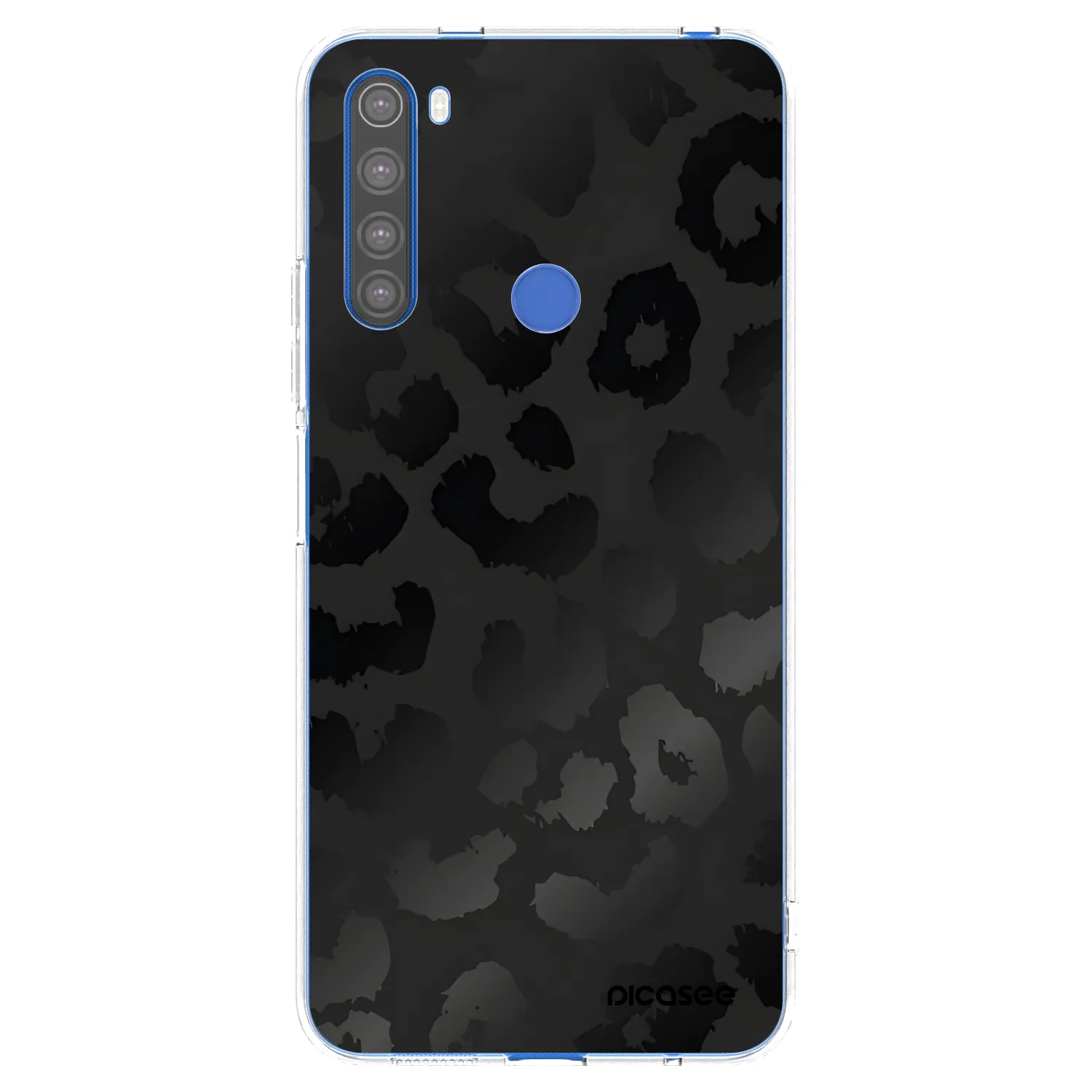 Picasee átlátszó szilikon tok az alábbi mobiltelefonokra Xiaomi Redmi Note 8T - Midnight Leopard