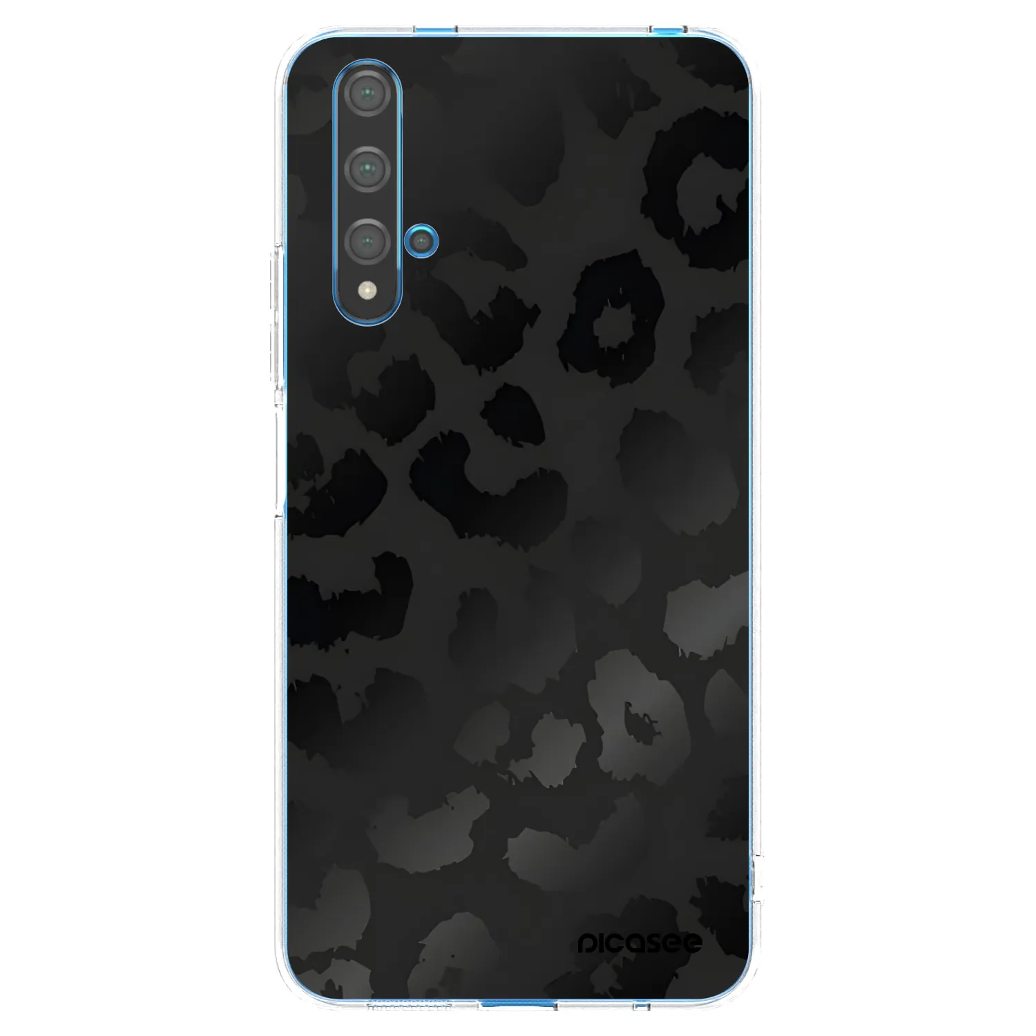 Picasee átlátszó szilikon tok az alábbi mobiltelefonokra Huawei Nova 5T - Midnight Leopard
