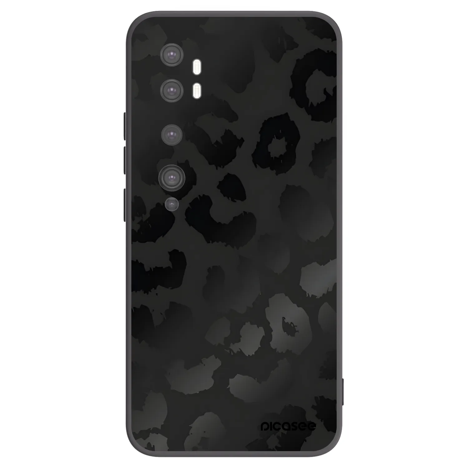 Picasee fekete szilikon tok az alábbi mobiltelefonokra Xiaomi Mi Note 10 (Pro) - Midnight Leopard