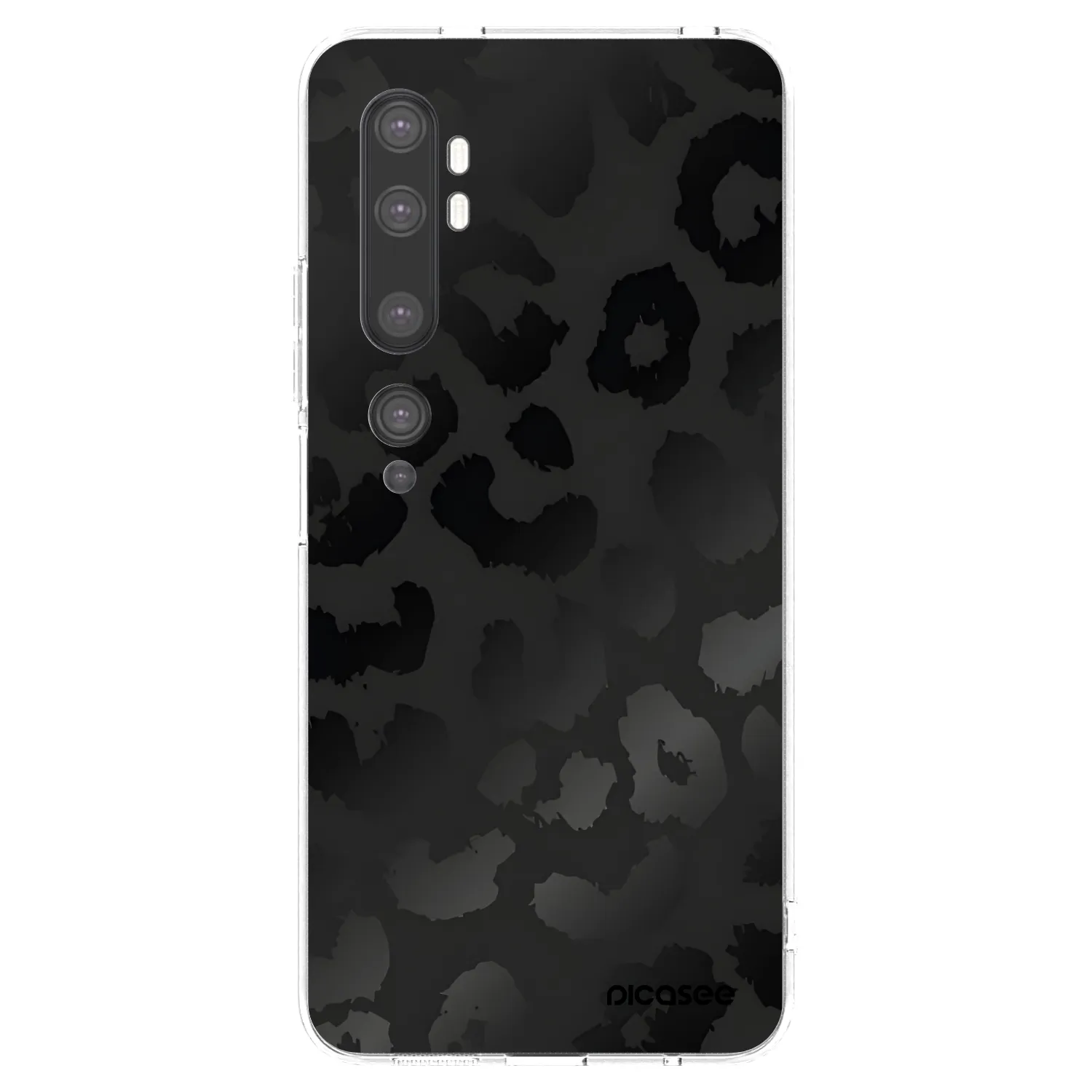 Picasee átlátszó szilikon tok az alábbi mobiltelefonokra Xiaomi Mi Note 10 (Pro) - Midnight Leopard